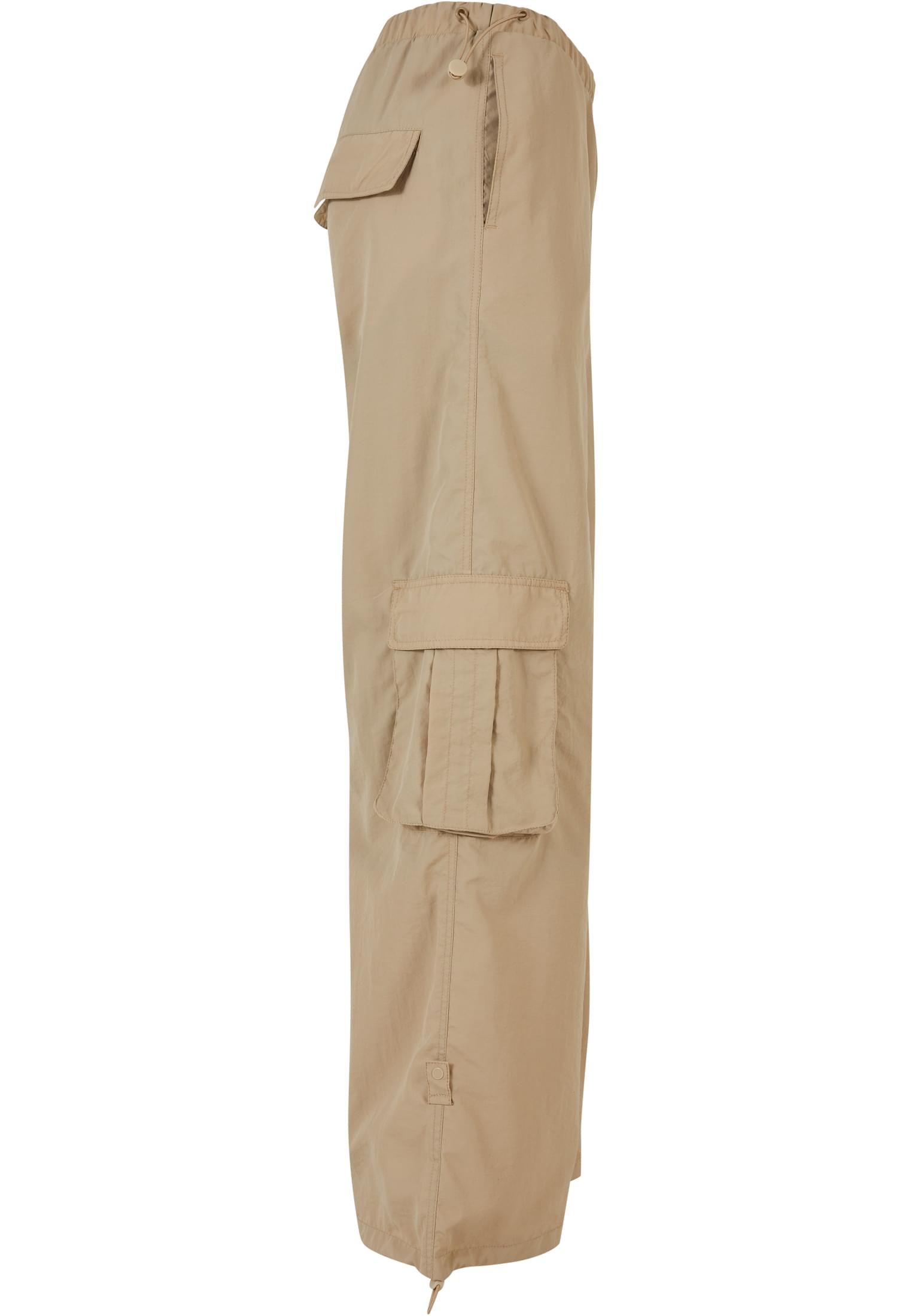Ladies Wide Crinkle Nylon Cargo Pants concrete 3XL - variant image 8