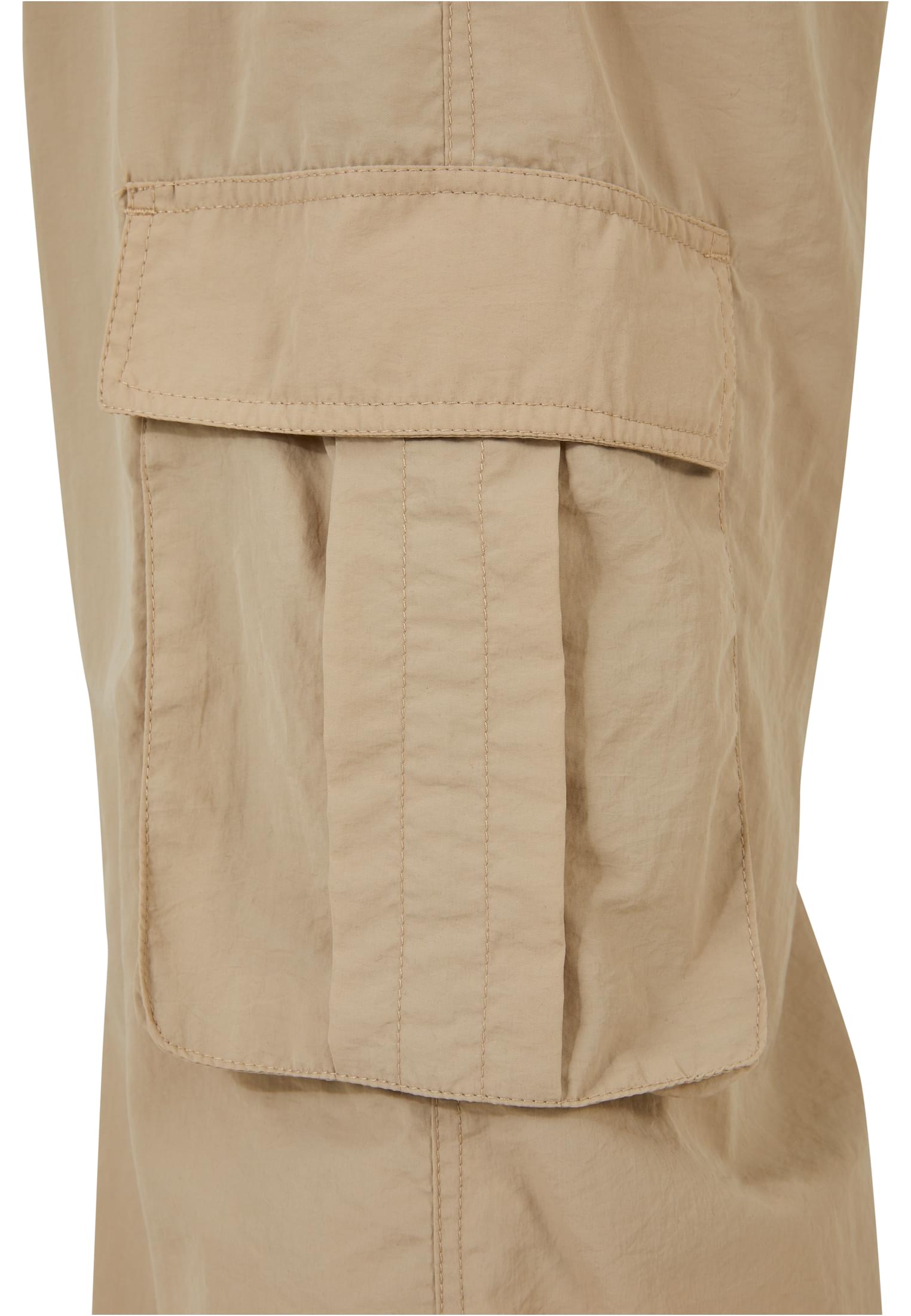 Ladies Wide Crinkle Nylon Cargo Pants concrete 3XL - variant image 10
