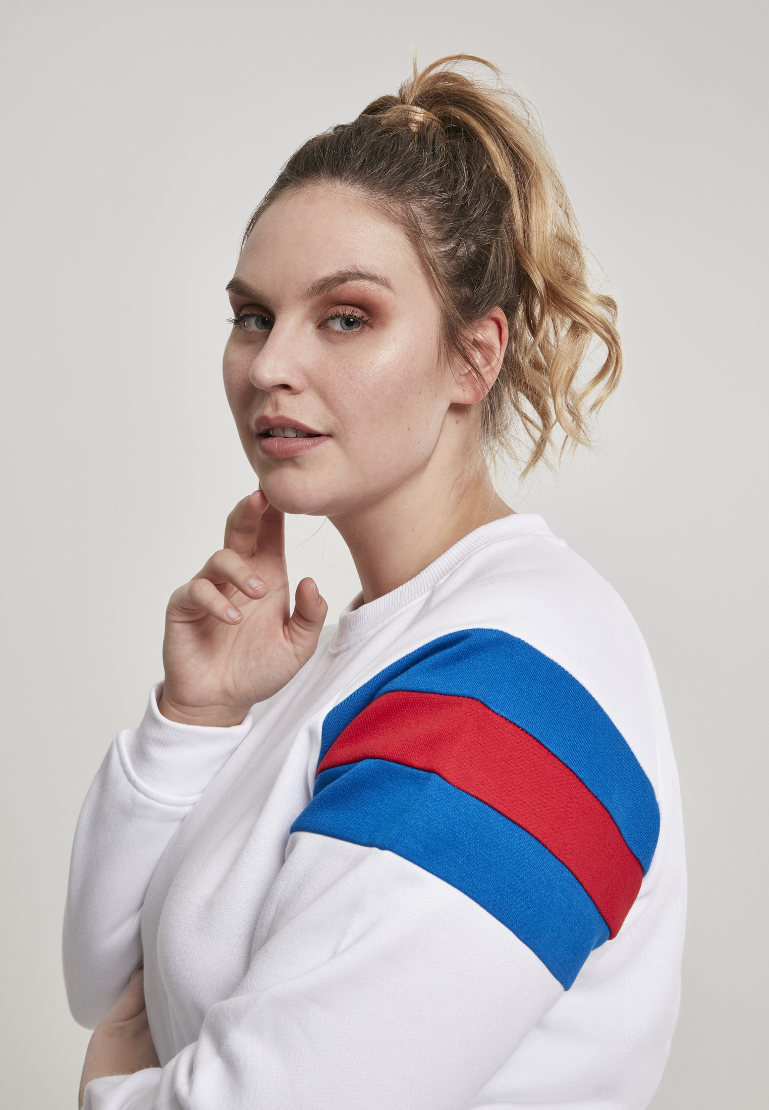 Manches femmes Rayures Équipier blanc/bleu vif/rouge vif 3XL
 - variant image 4