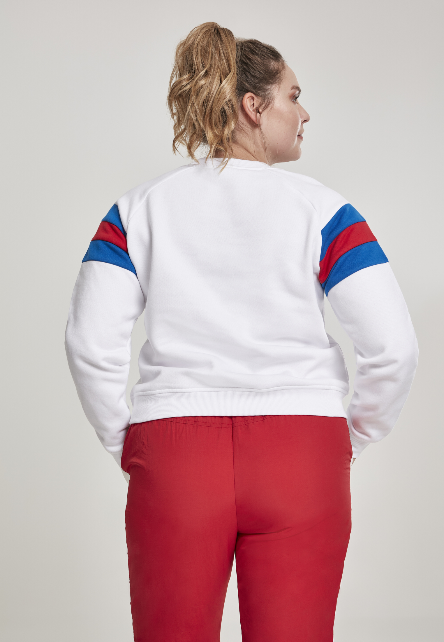 Manches femmes Rayures Équipier blanc/bleu vif/rouge vif 3XL
 - variant image 2