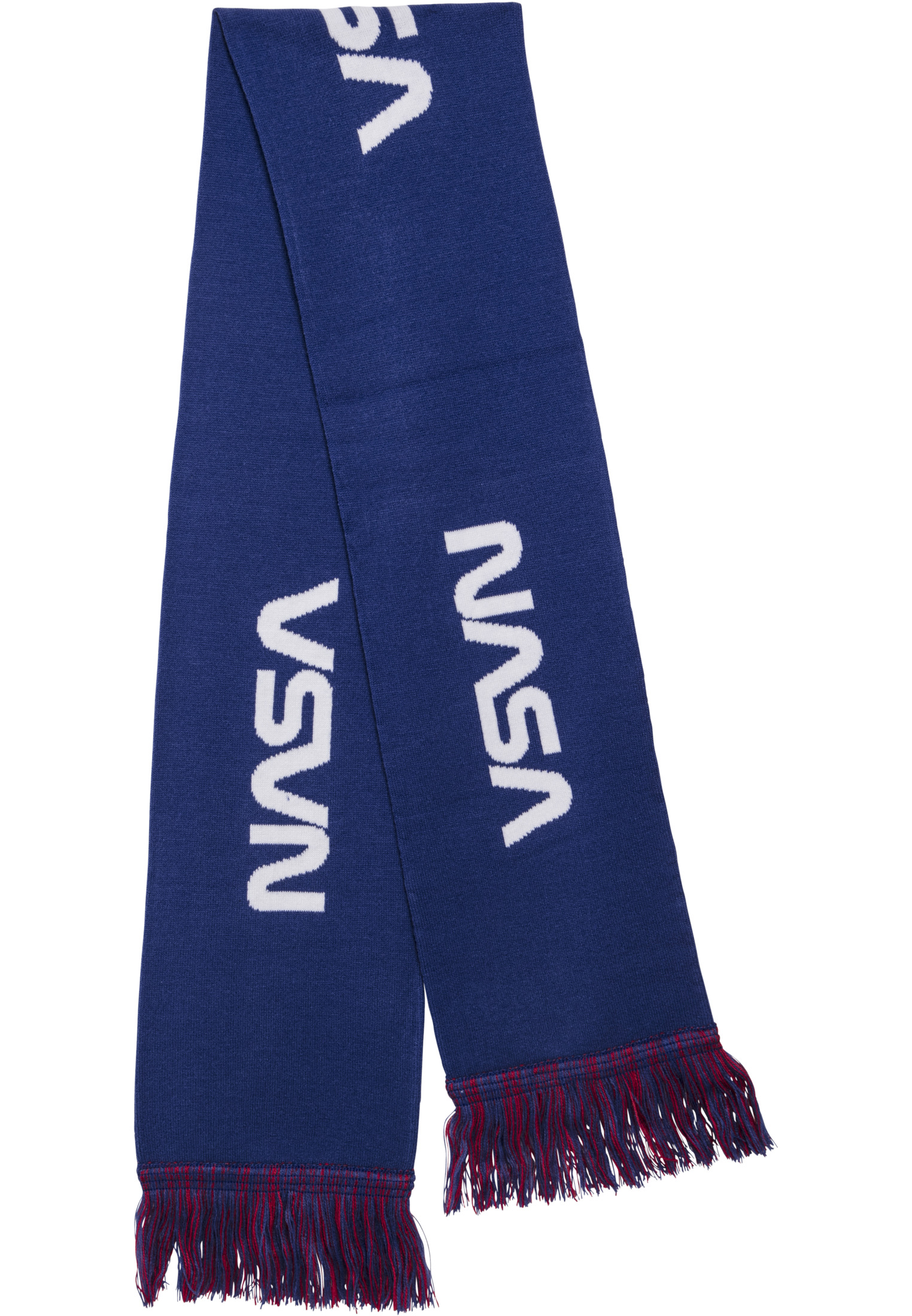 NASA Scarf Knitted wht/blue/red one size - alternate variant 1