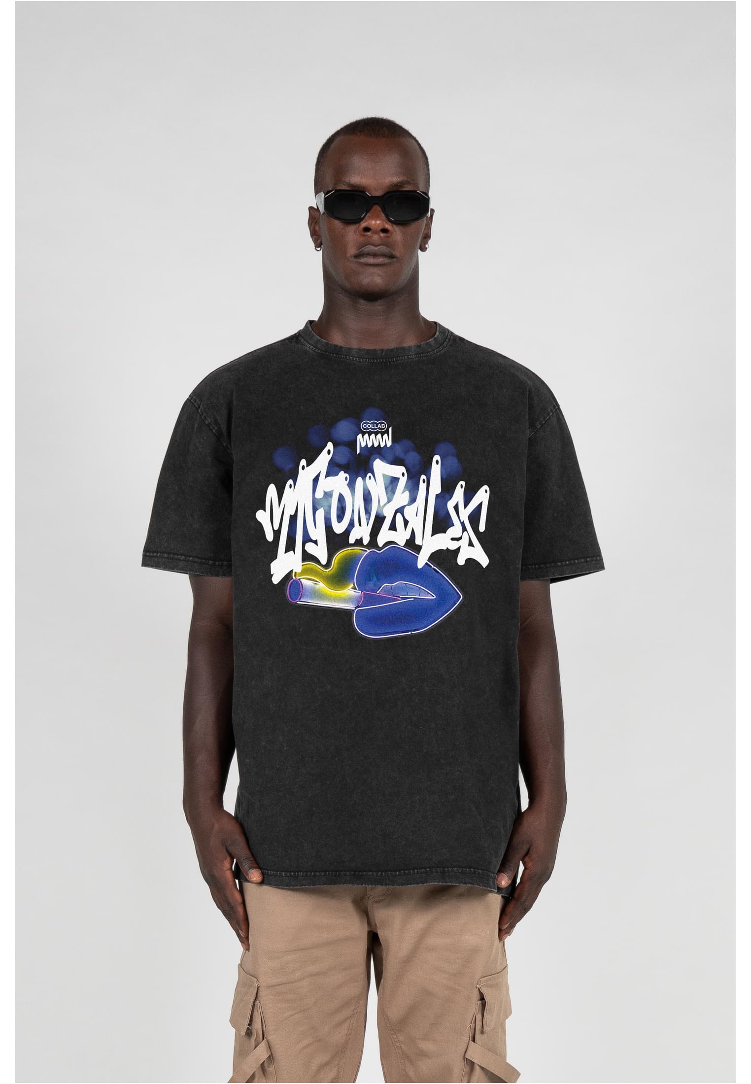 Kiss x Heavy Oversized Tee Acid Washed black 3XL - variant image 3