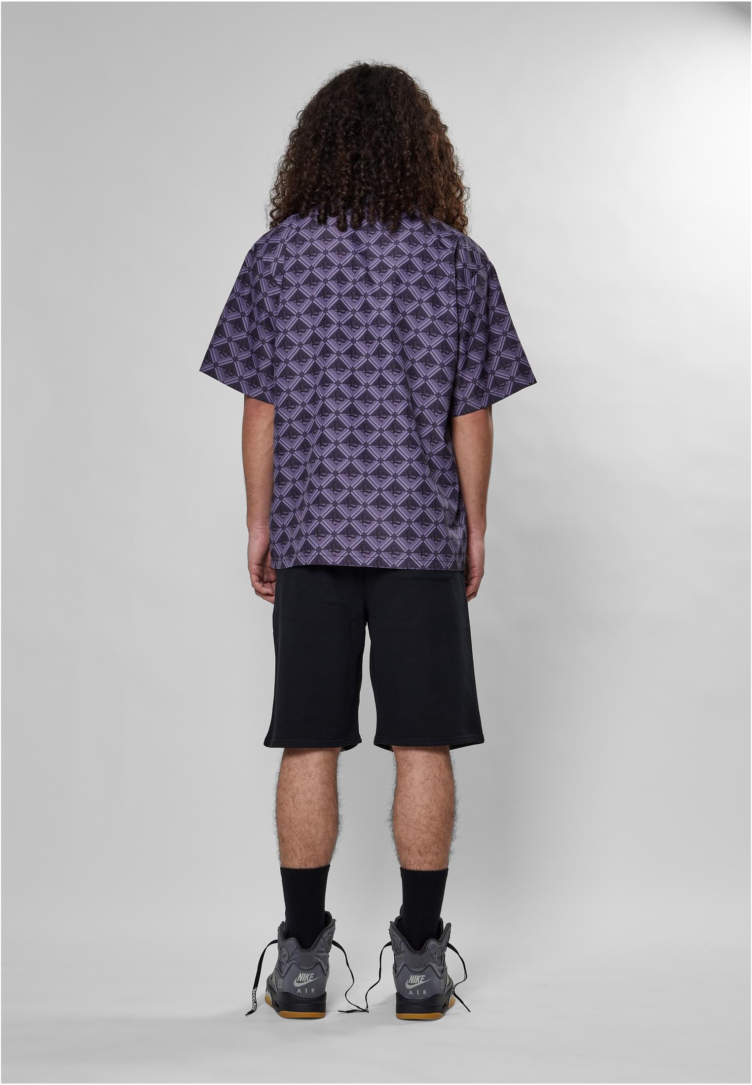 Sense All Over Monogram Print Shirt black L - variant image 6