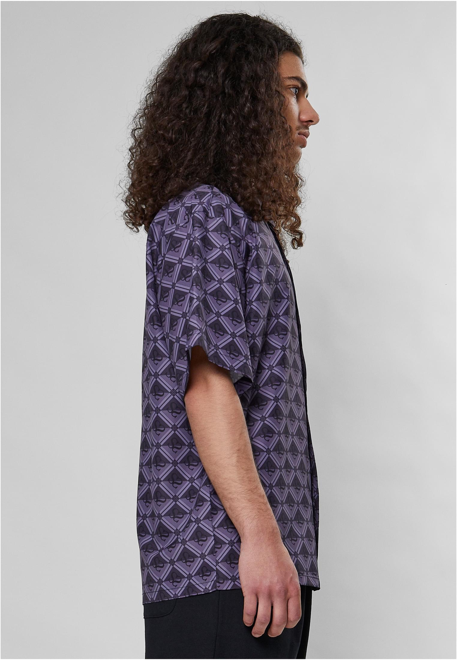 Sense All Over Monogram Print Shirt black L - variant image 3