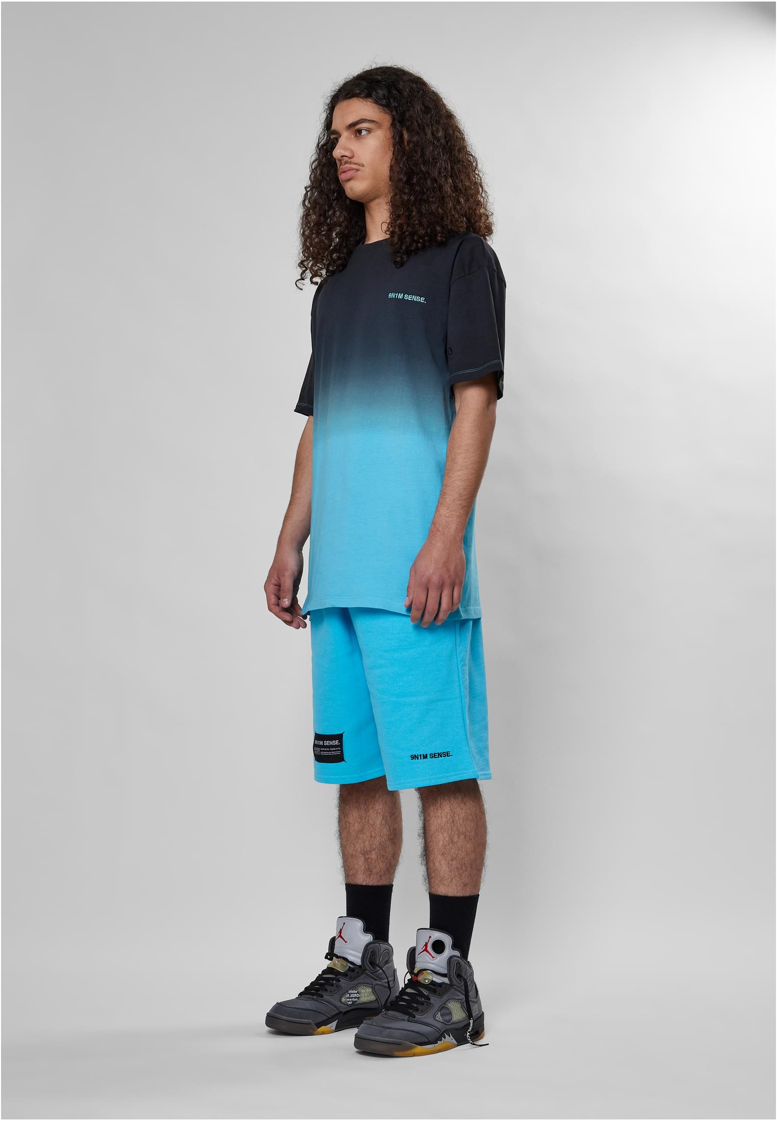 Sense Essential Fade Tee black/aqua L - variant image 5