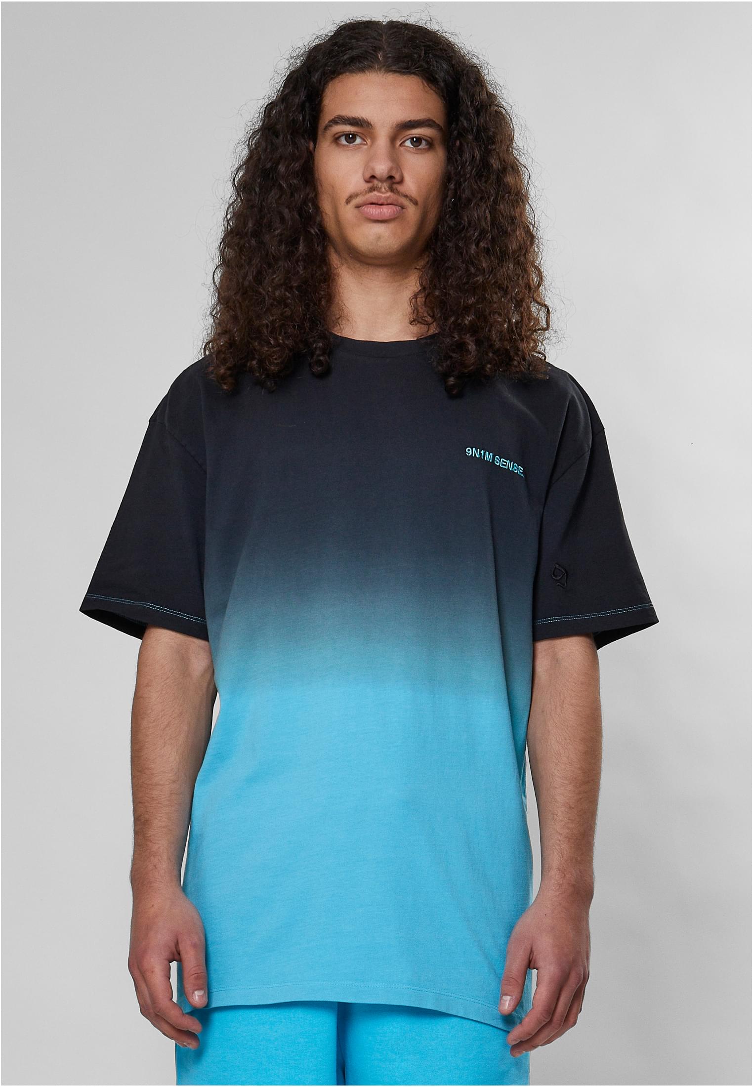 Sense Essential Fade Tee black/aqua L - alternate variant 1