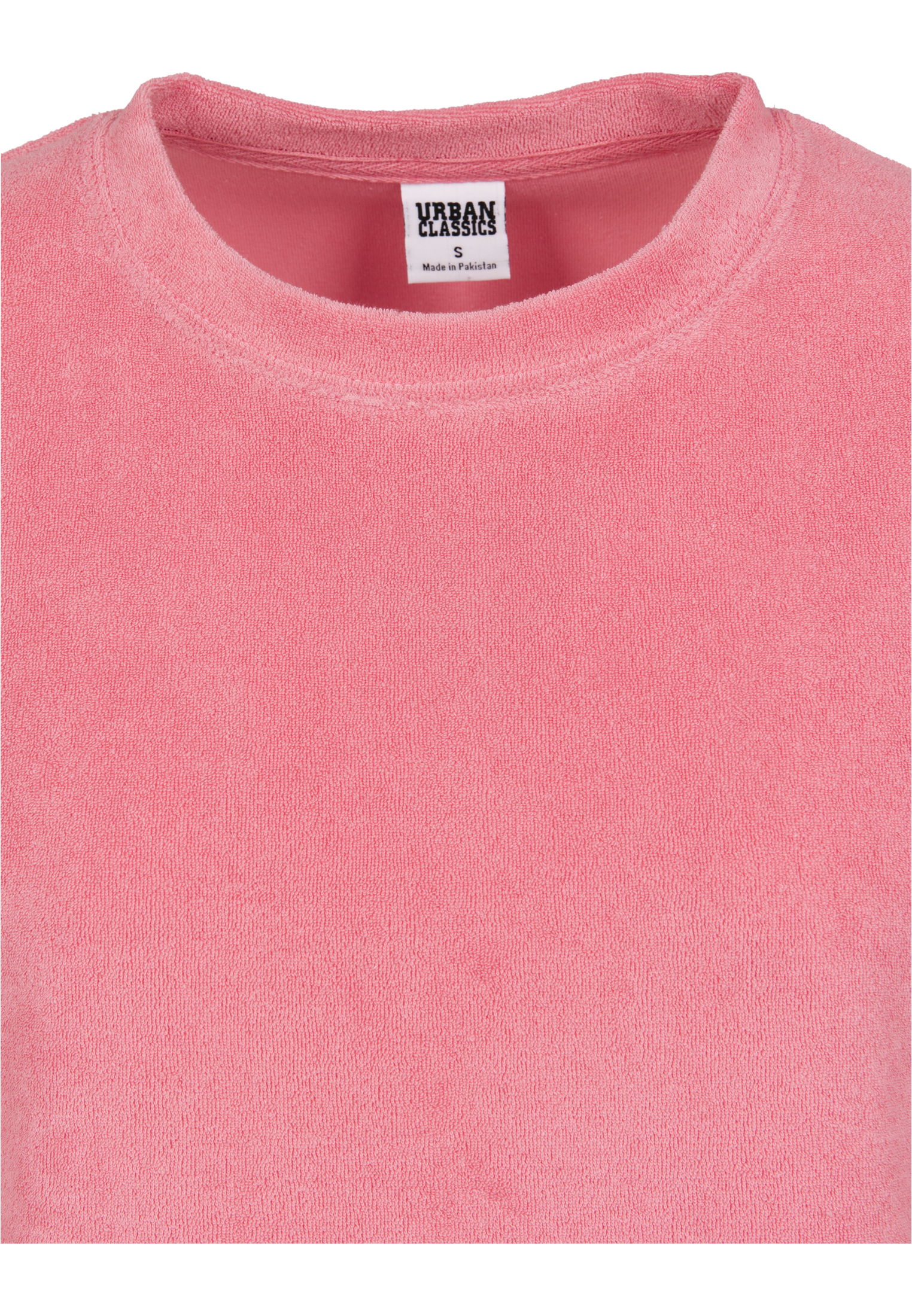 Ladies Short Towel Tee pinkgrapefruit L - variant image 8