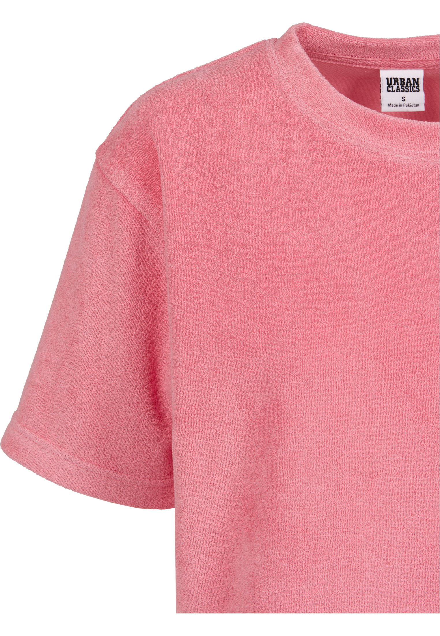 Ladies Short Towel Tee pinkgrapefruit L - variant image 9