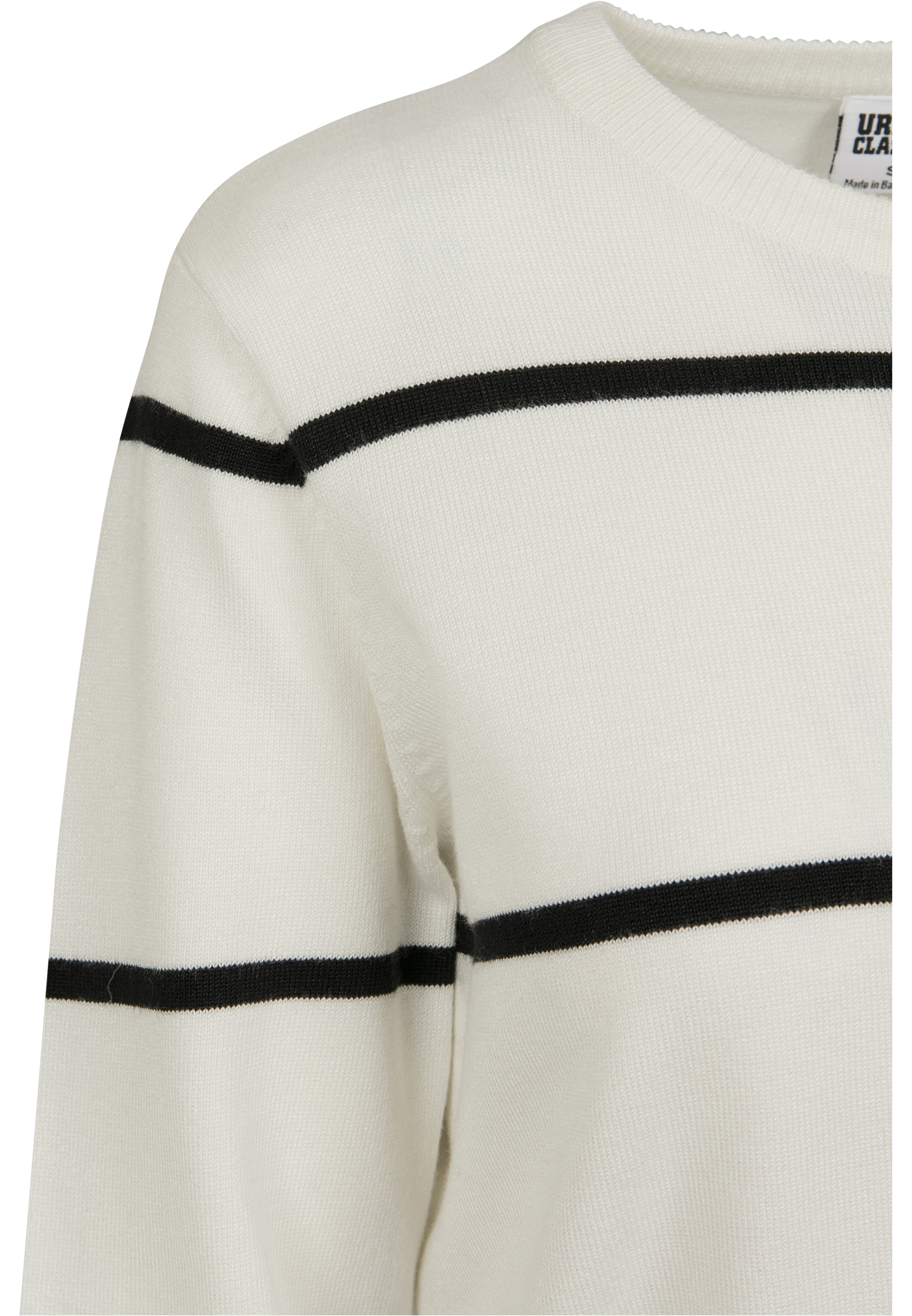 Ladies Short Striped Sweater white/navy L - variant image 12