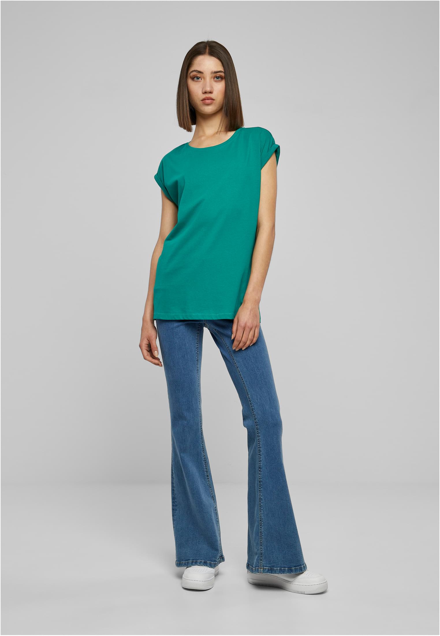 Ladies Extended Shoulder Tee fresh green 3XL - variant image 4