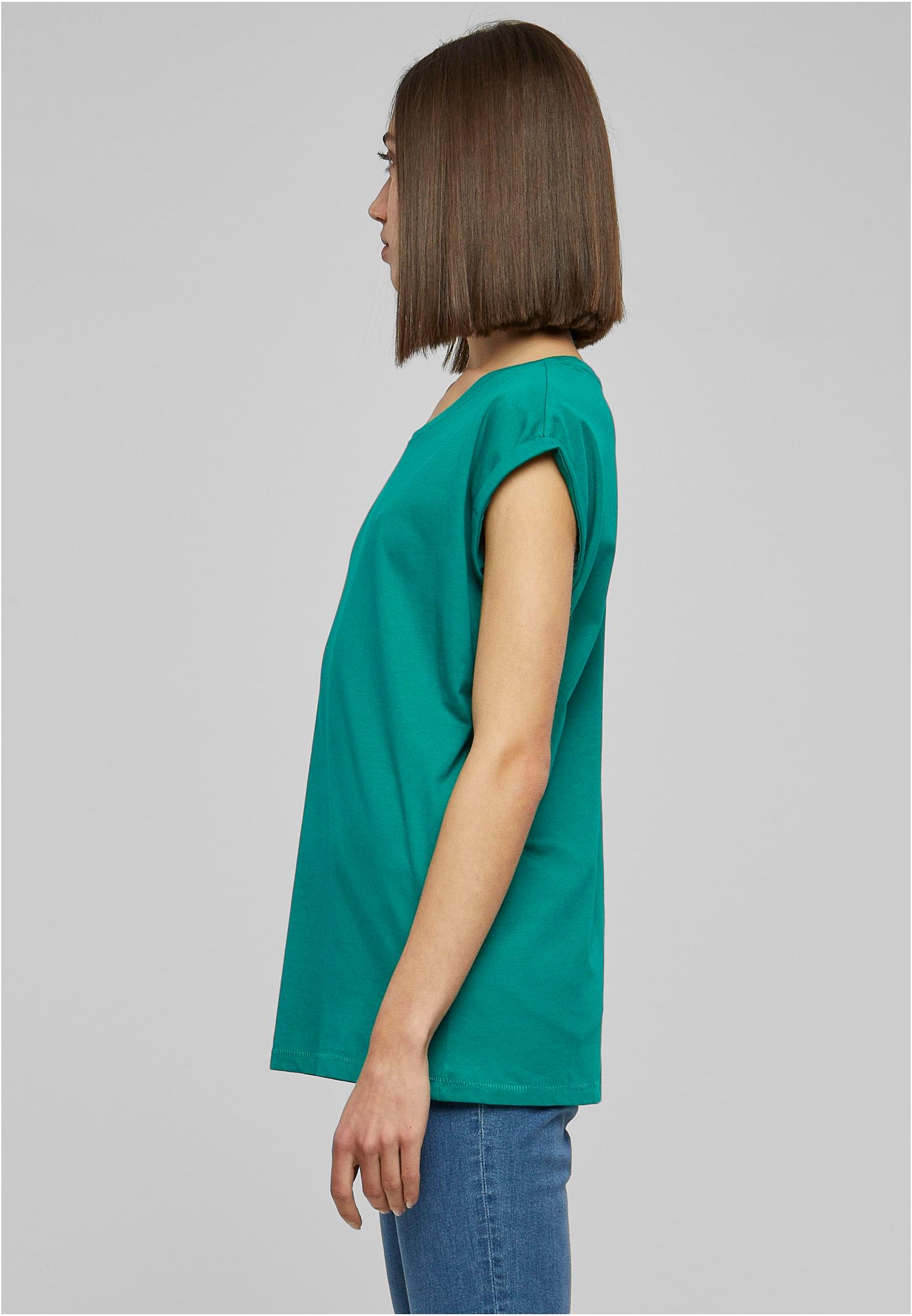 Ladies Extended Shoulder Tee fresh green 3XL - variant image 1
