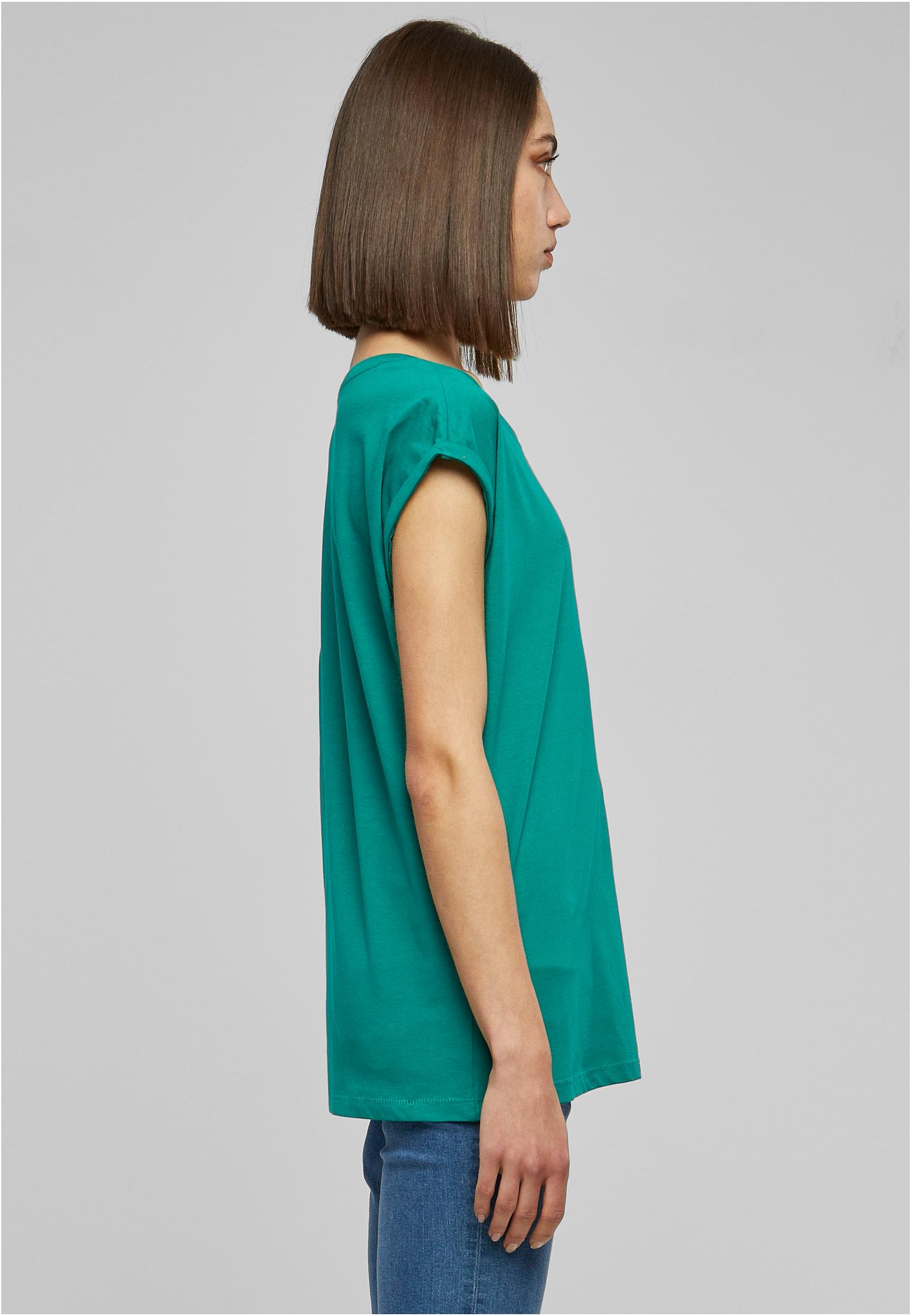 Ladies Extended Shoulder Tee fresh green 3XL - variant image 3