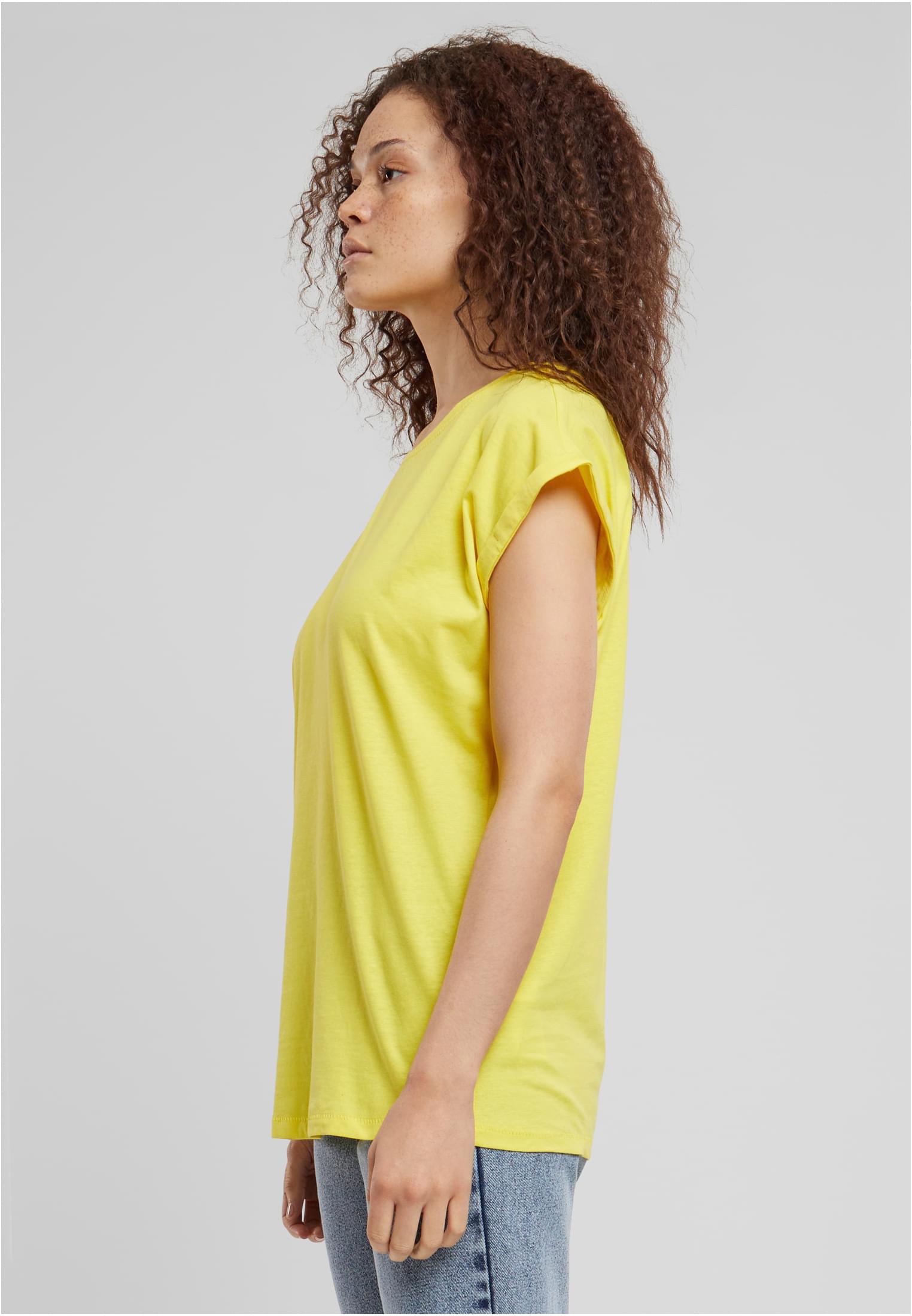 Ladies Extended Shoulder Tee brightyellow 3XL - variant image 1