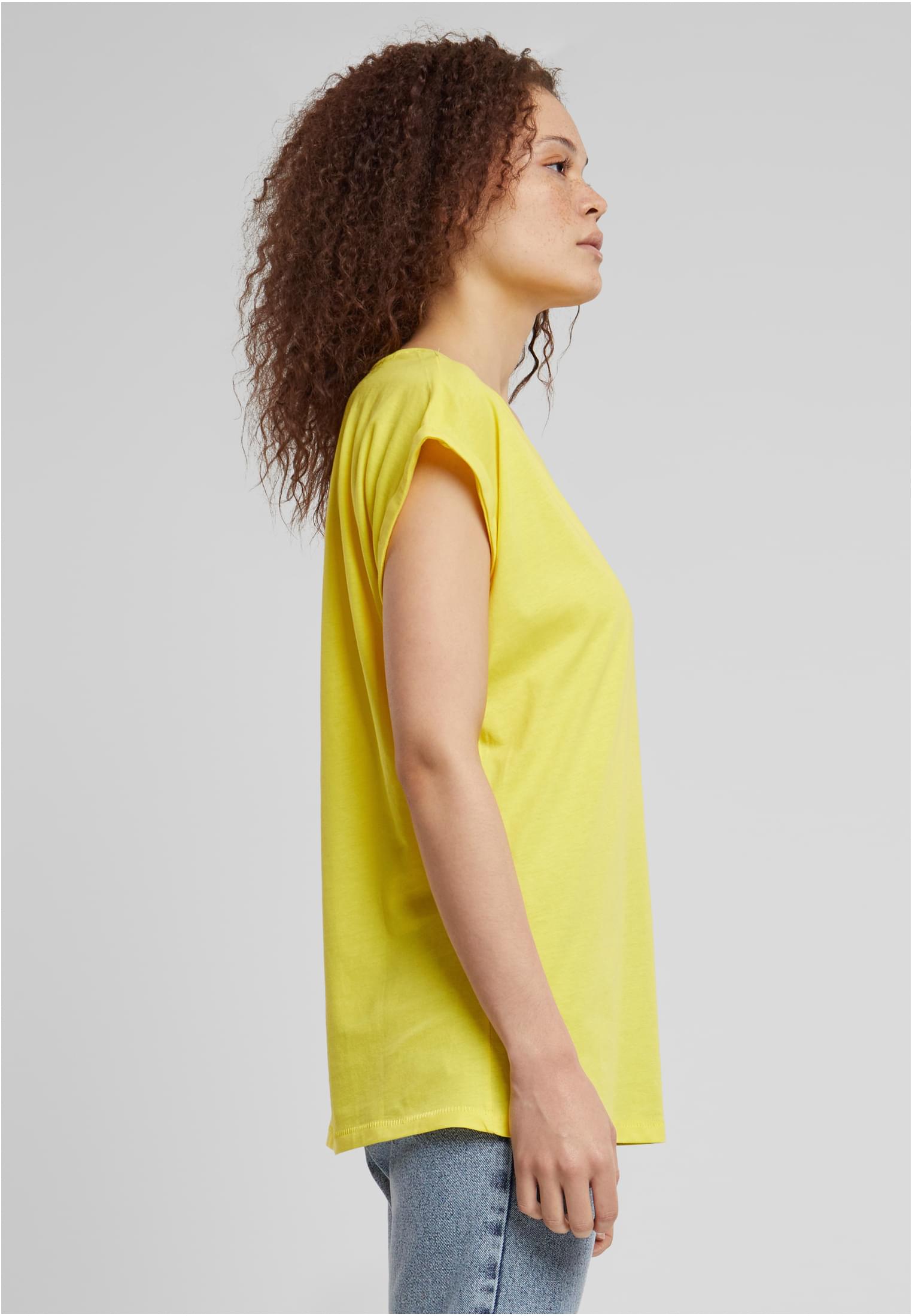 Ladies Extended Shoulder Tee brightyellow 3XL - variant image 3