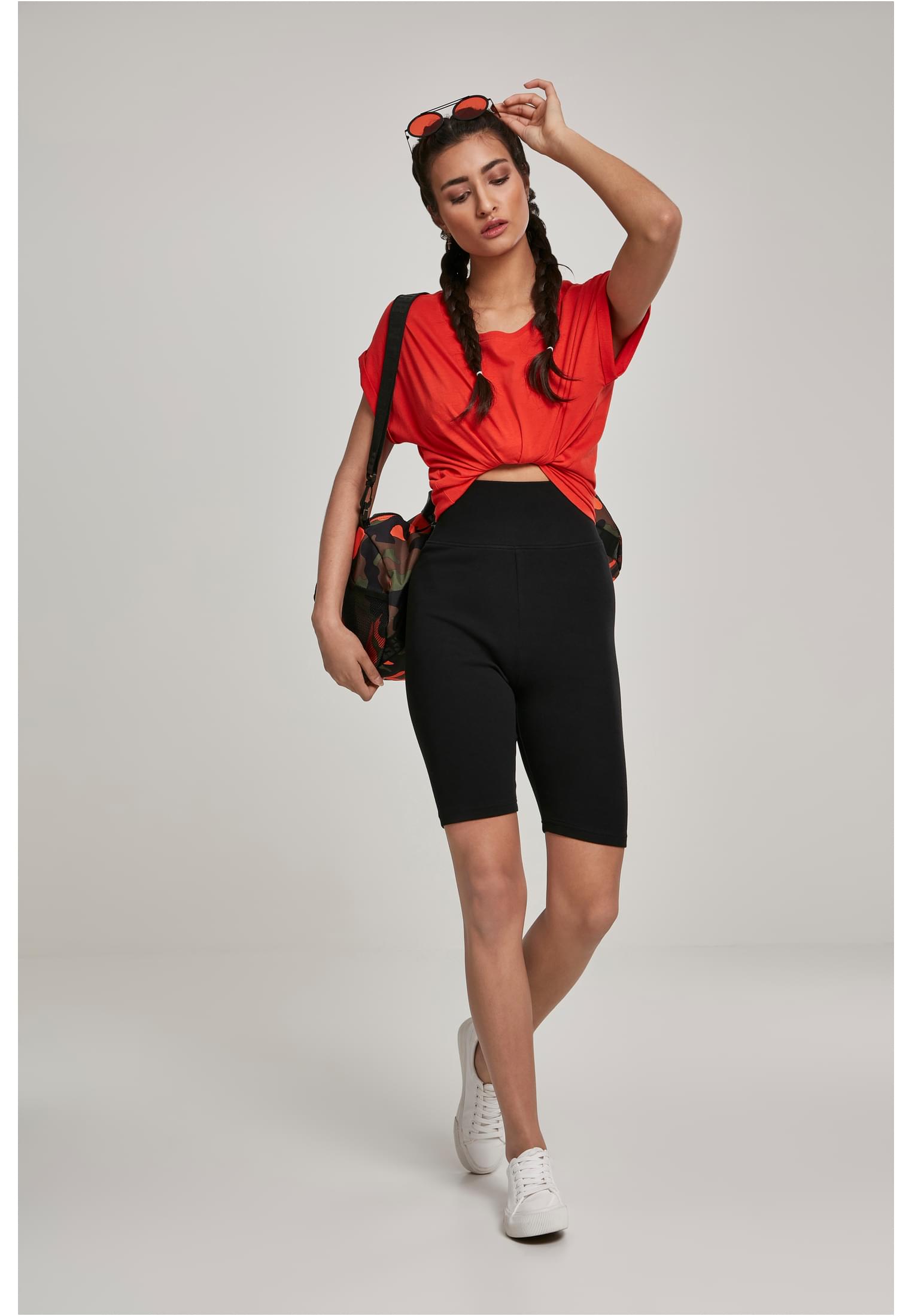 T-shirt à épaules longues pour femmes couleur sang orange taille 3XL
 - variant image 4