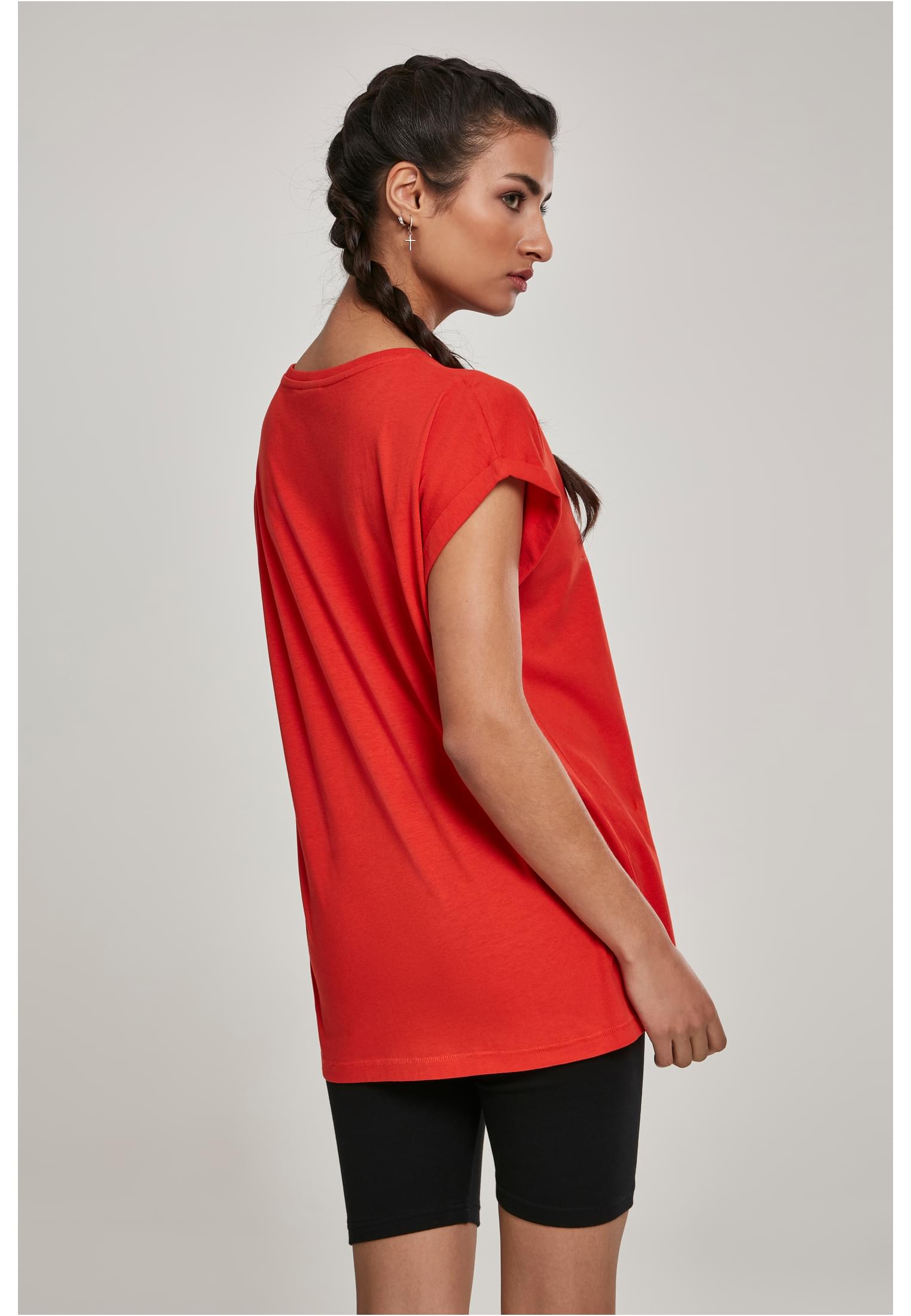 T-shirt à épaules longues pour femmes couleur sang orange taille 3XL
 - variant image 2