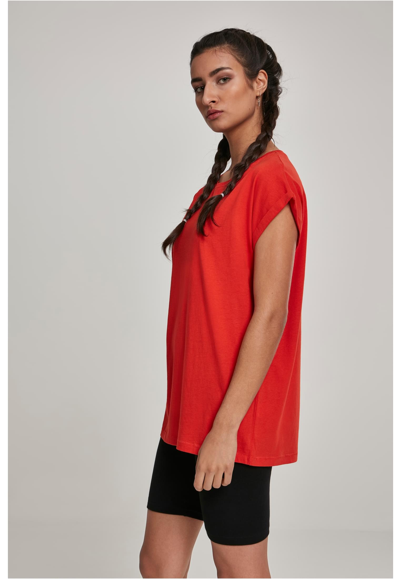 T-shirt à épaules longues pour femmes couleur sang orange taille 3XL
 - variant image 1