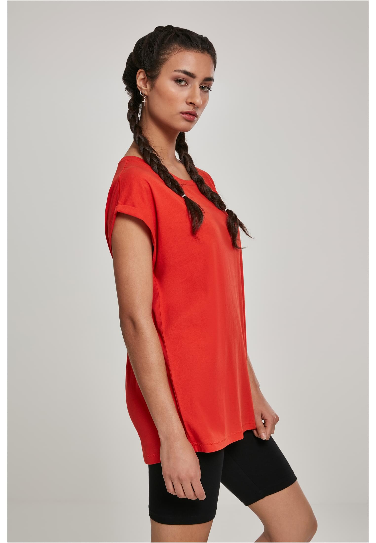 T-shirt à épaules longues pour femmes couleur sang orange taille 3XL
 - variant image 3