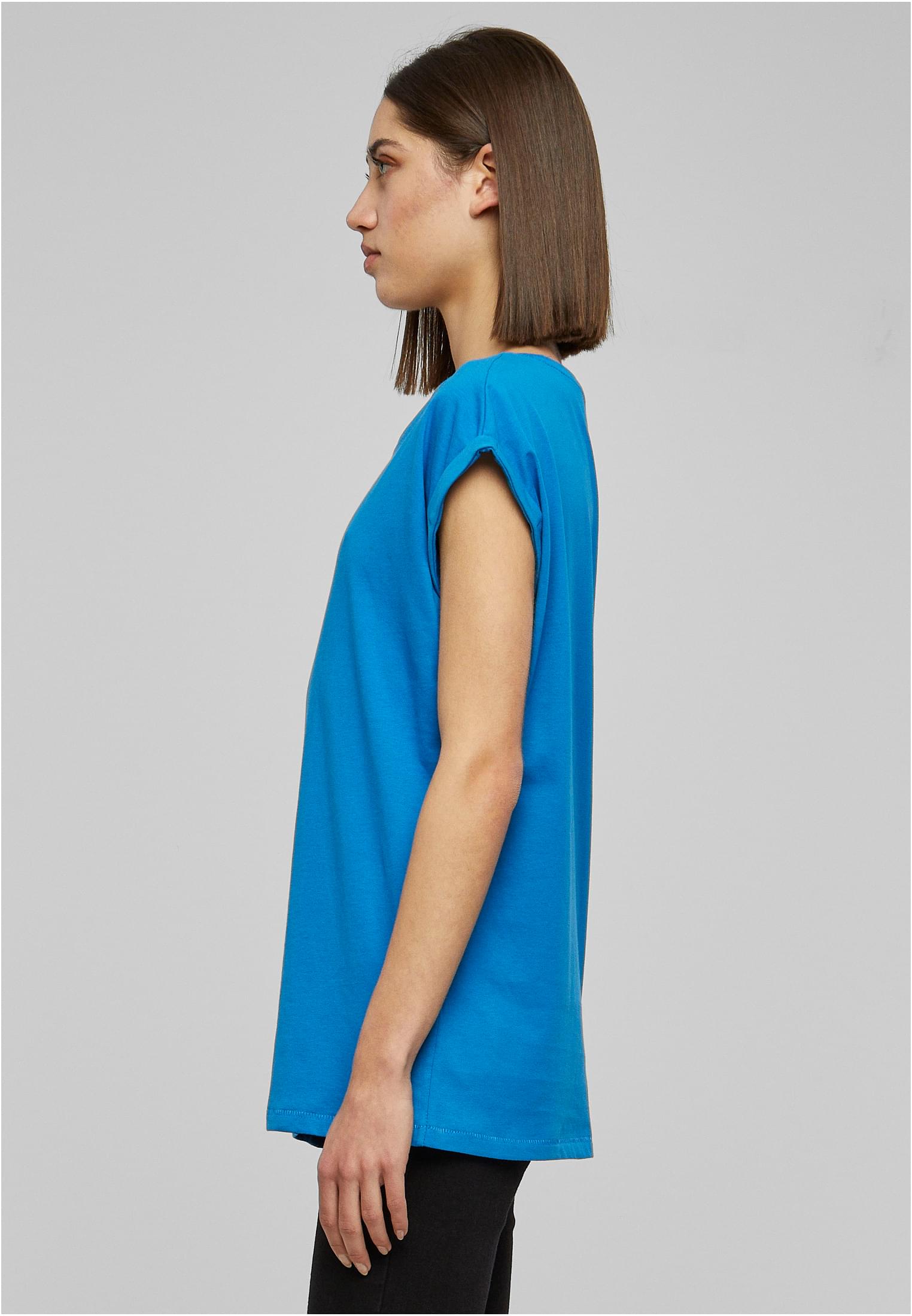 Ladies Extended Shoulder Tee hawaiianblue 3XL
 - variant image 1