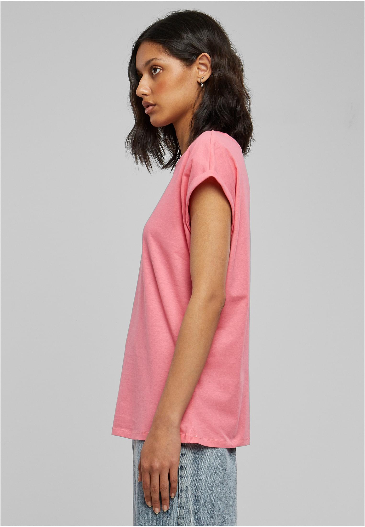 Ladies Extended Shoulder Tee pinkgrapefruit 3XL - variant image 1