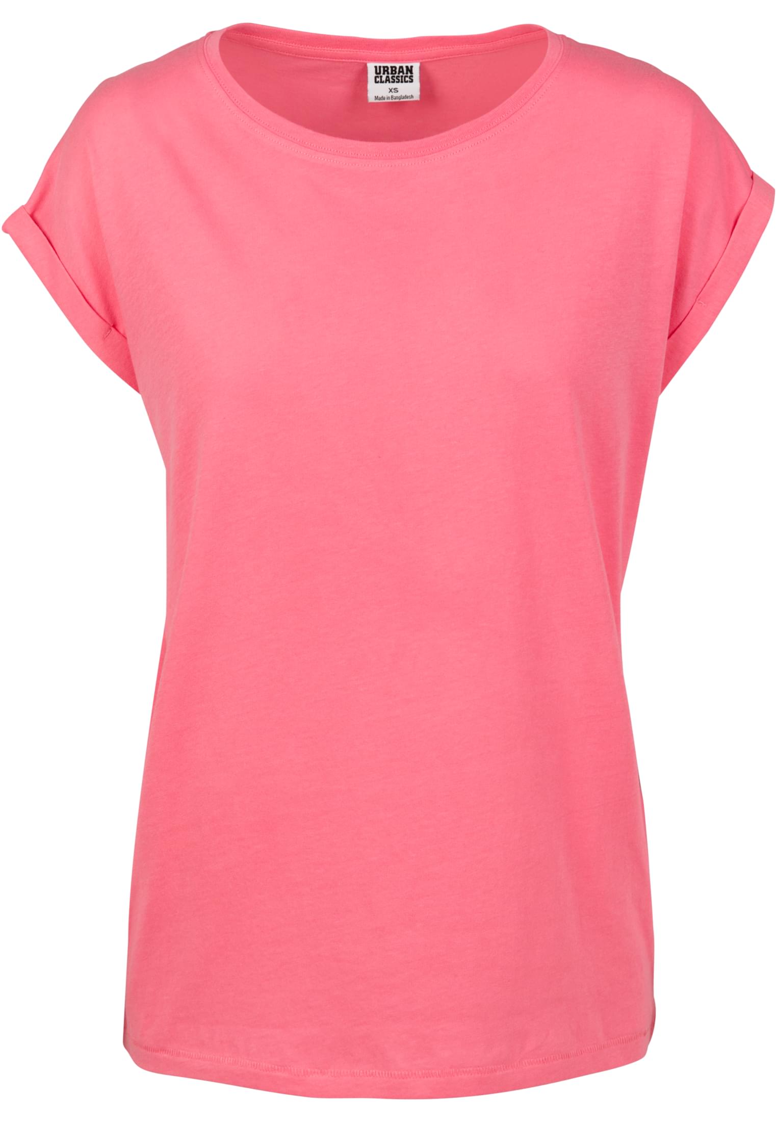 Ladies Extended Shoulder Tee pinkgrapefruit 3XL - variant image 5