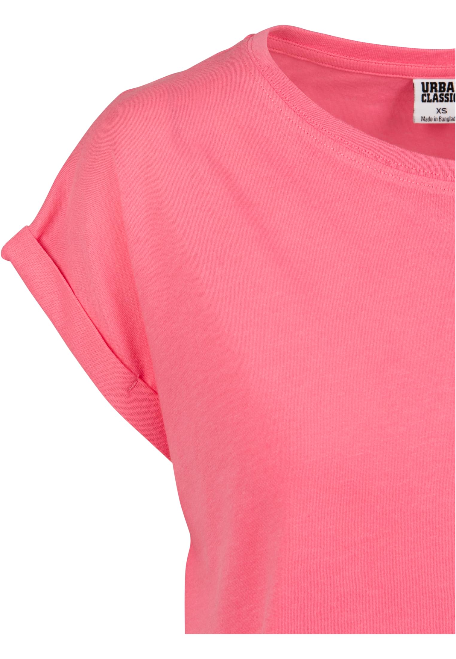Ladies Extended Shoulder Tee pinkgrapefruit 3XL - variant image 8