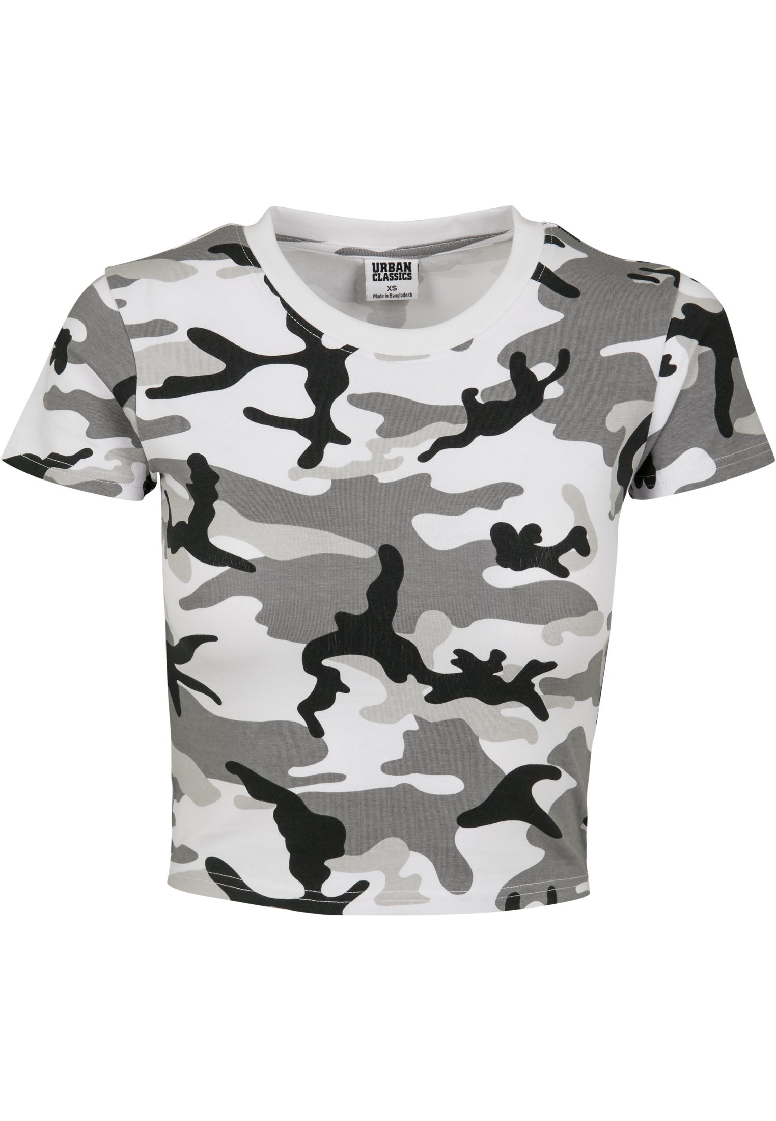 Ladies Stretch Jersey Cropped Tee snow camo L - variant image 6