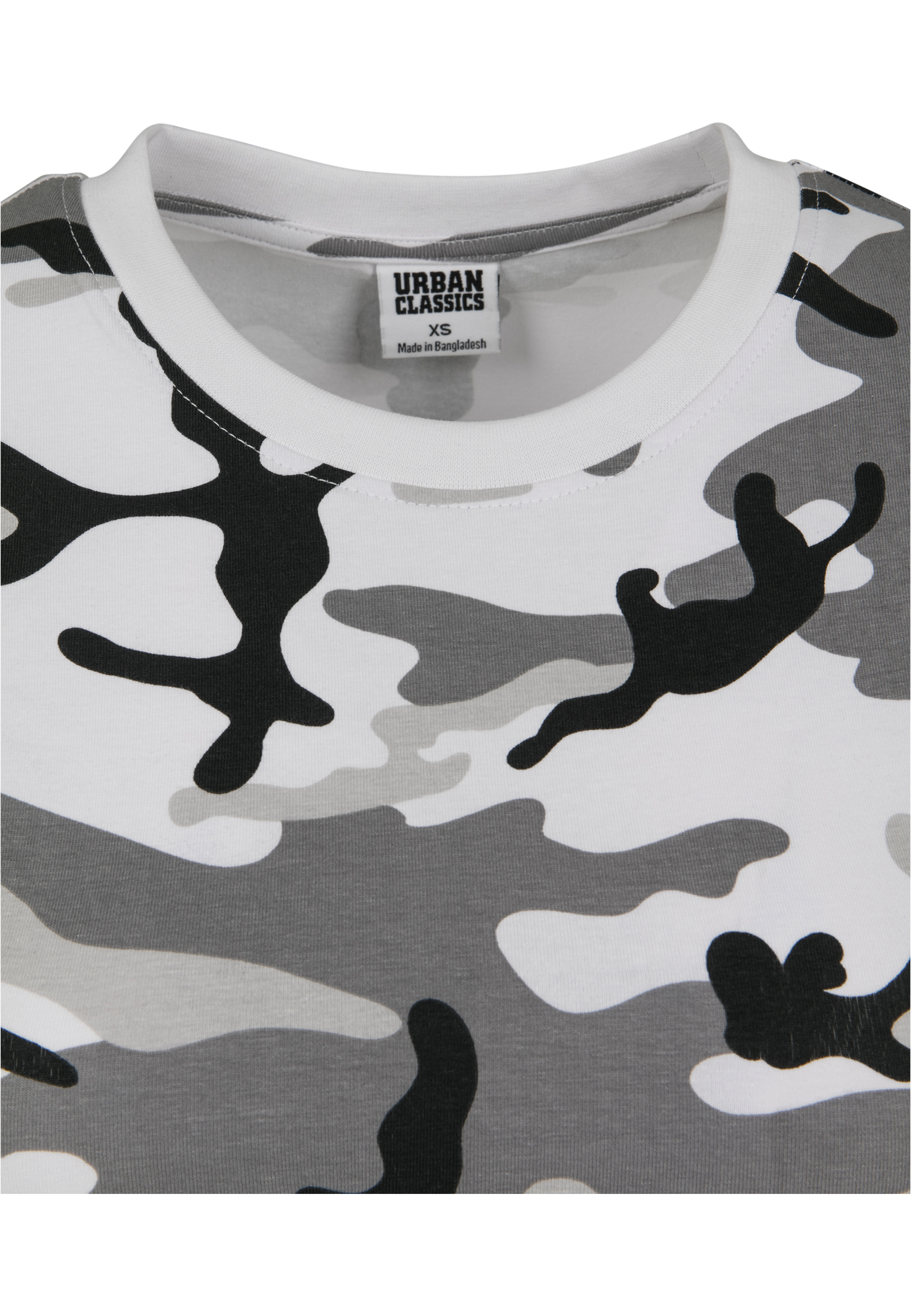 Ladies Stretch Jersey Cropped Tee snow camo L - variant image 8