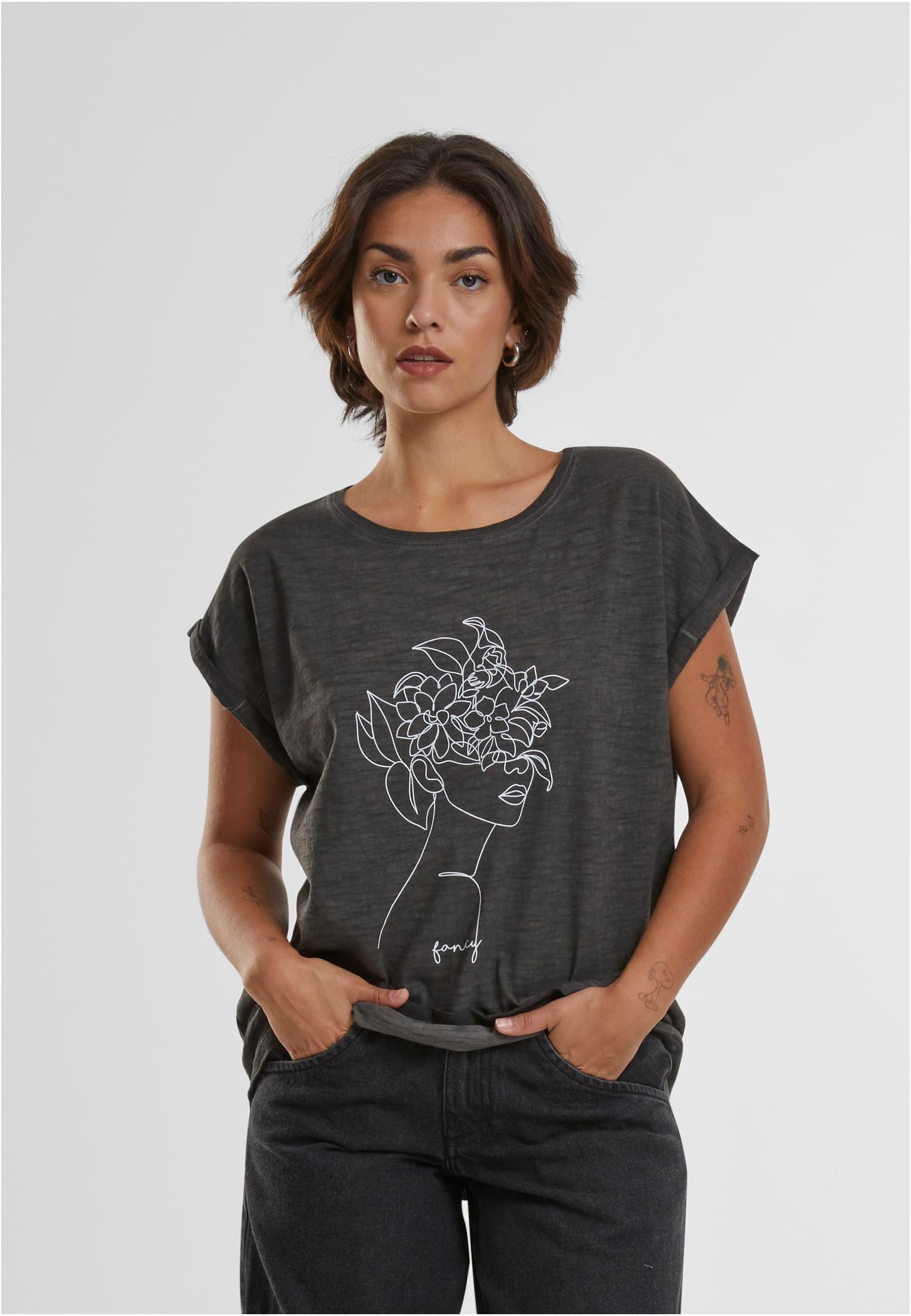 Ladies One Line Fruit Tee darkgrey L
 - alternate variant 1