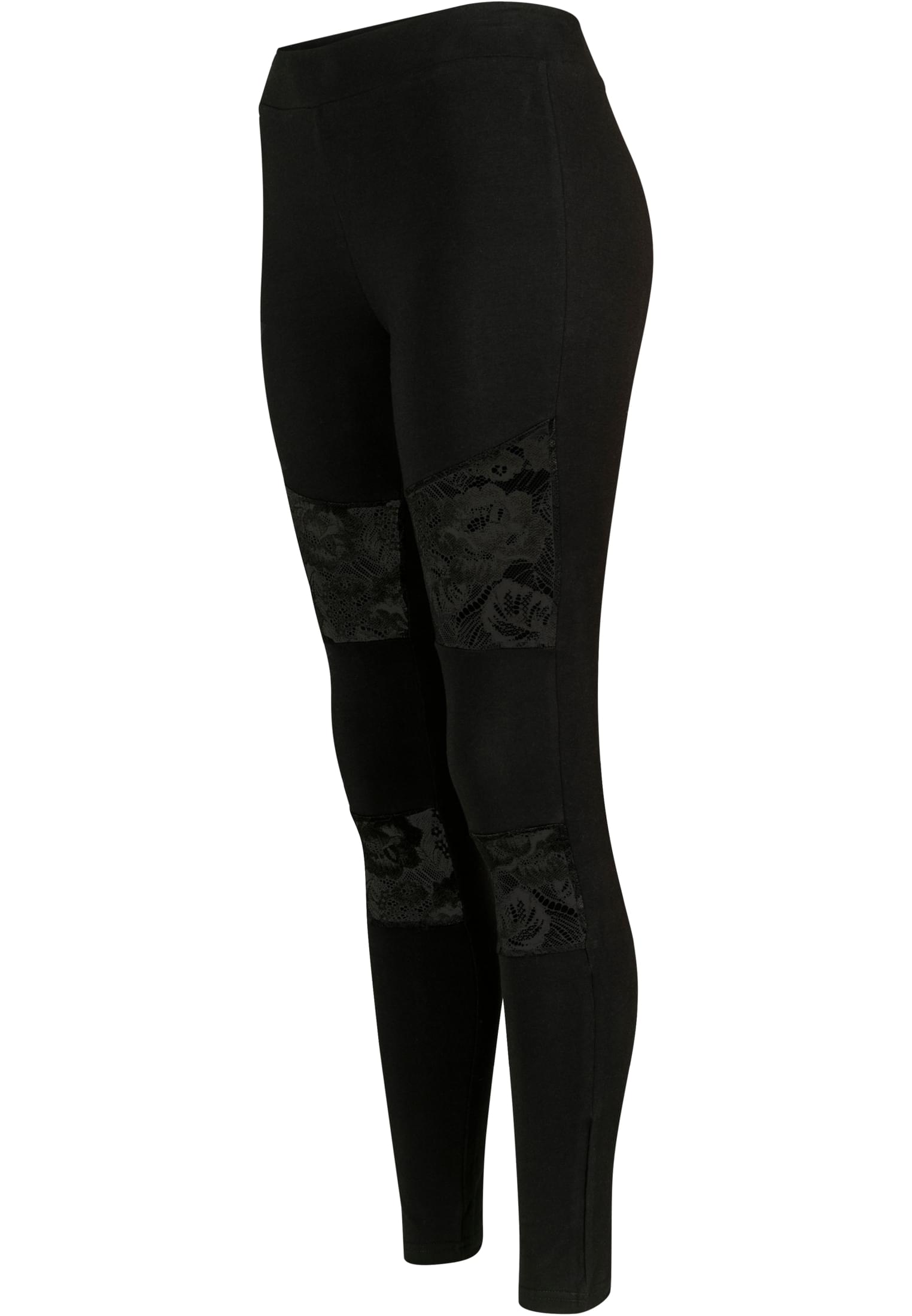 Ladies Laces Inset Leggings black 3XL - variant image 4