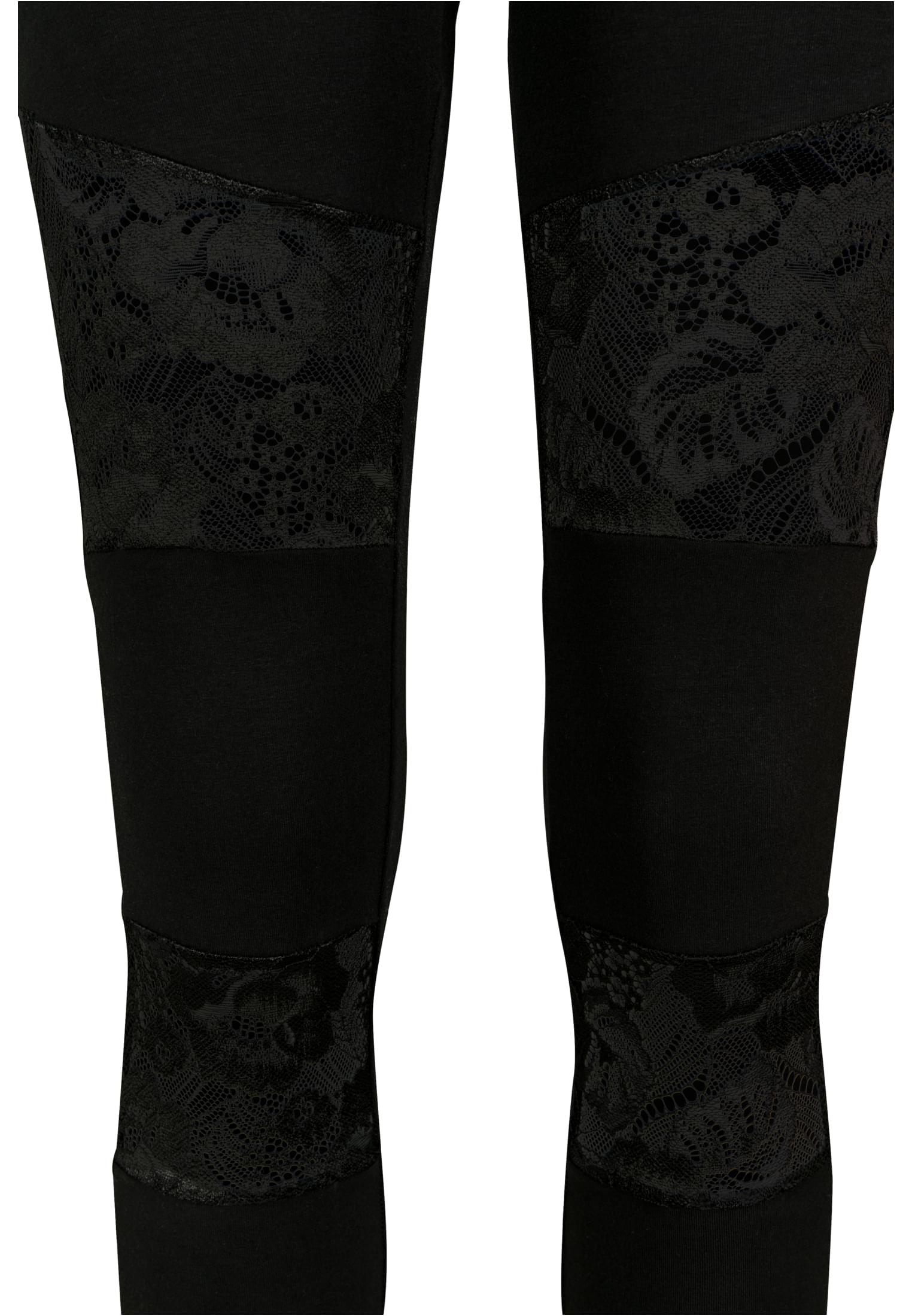 Ladies Laces Inset Leggings black 3XL - variant image 5