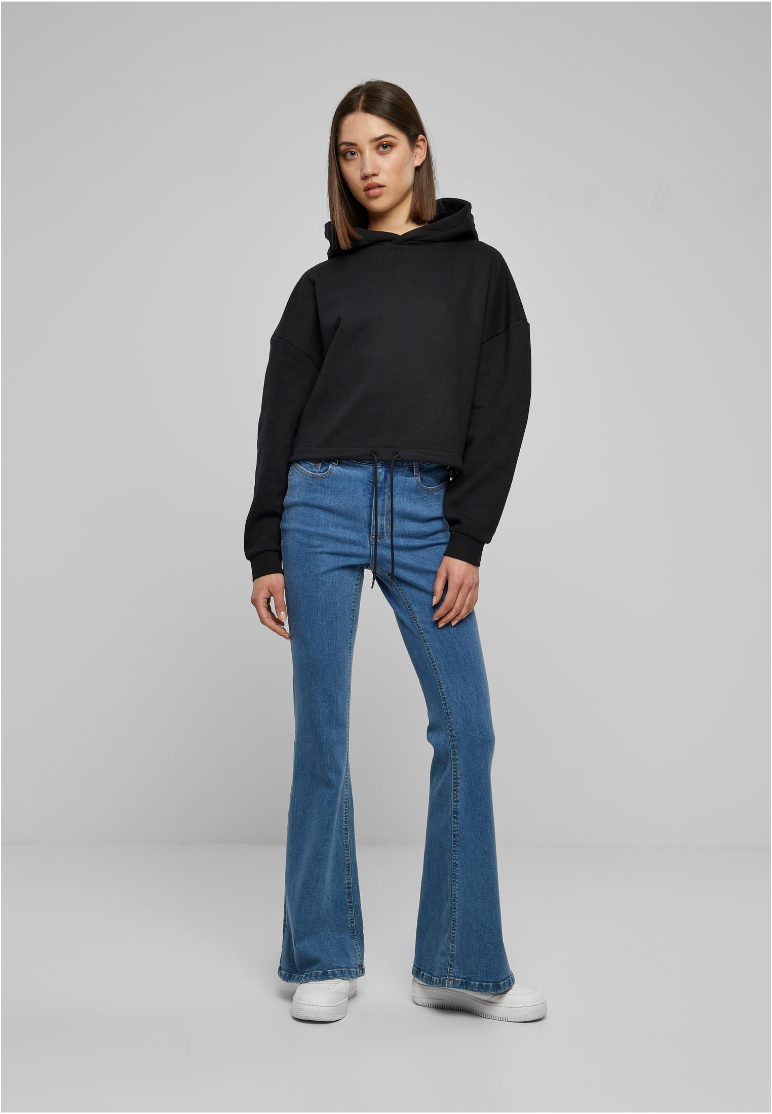 Femmes Hoodie Coupe-Vent Oversize noir L
 - variant image 3