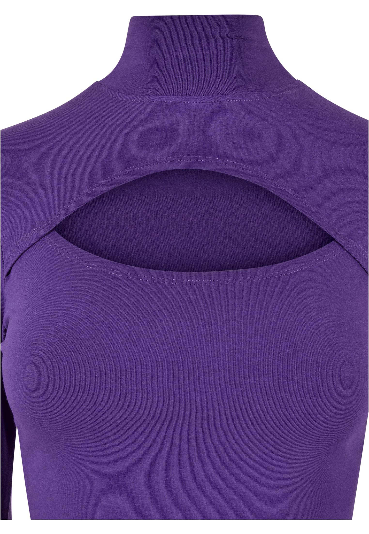 Mujeres Camiseta Cuello Alto Manga Larga realviolet 3XL
 - variant image 2