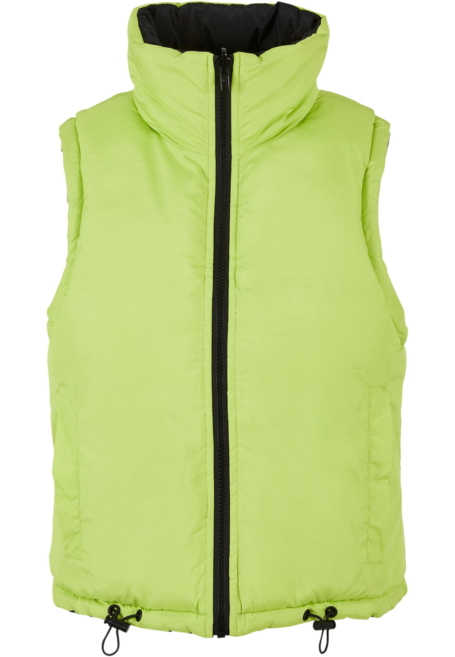 Ladies Reversible Cropped Puffer Vest black/frozenyellow 3XL - variant image 11