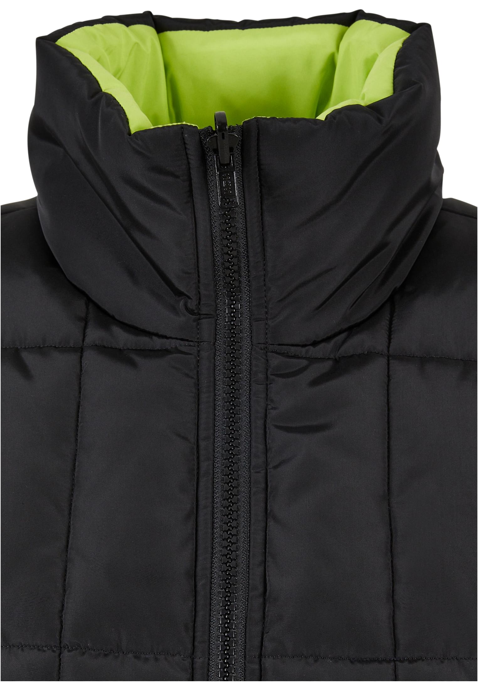 Ladies Reversible Cropped Puffer Vest black/frozenyellow 3XL - variant image 8
