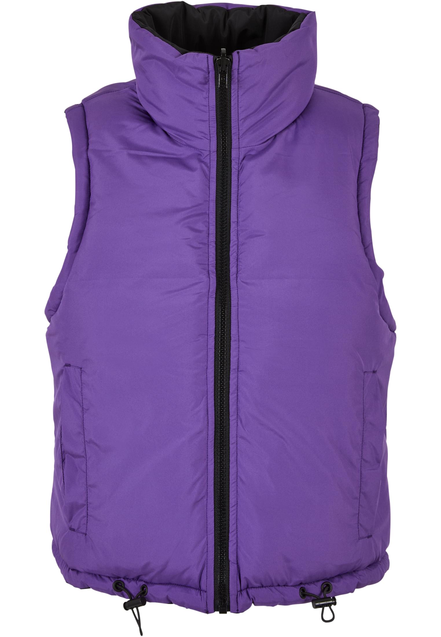 Ladies Reversible Cropped Puffer Vest black/realviolet 3XL - variant image 11