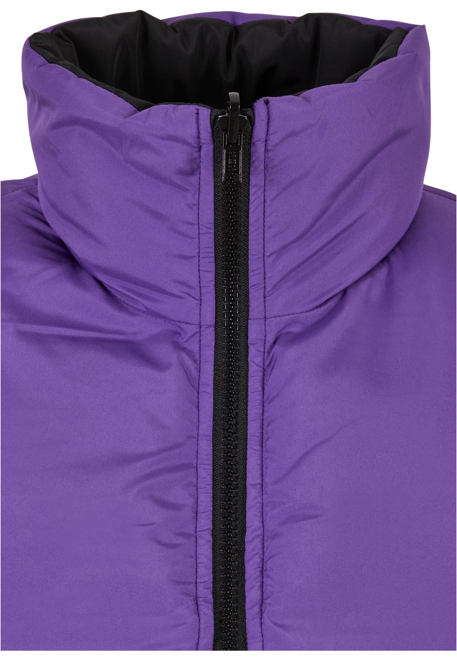Ladies Reversible Cropped Puffer Vest black/realviolet 3XL - variant image 12