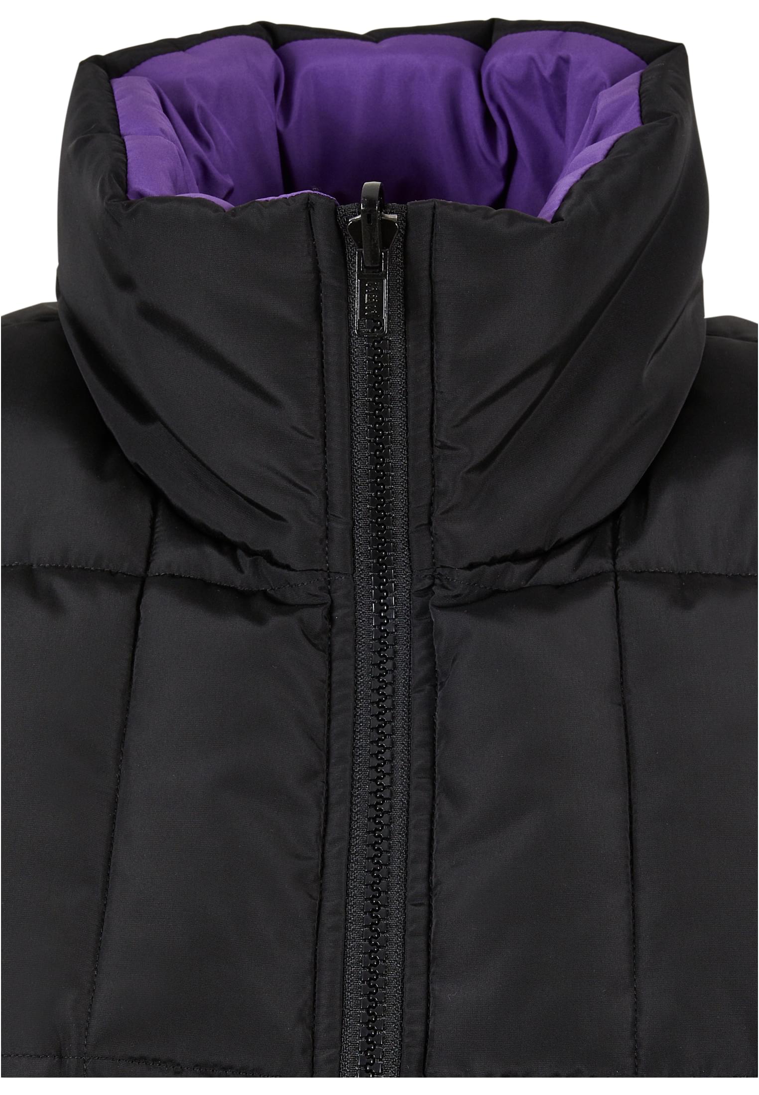 Ladies Reversible Cropped Puffer Vest black/realviolet 3XL - variant image 8
