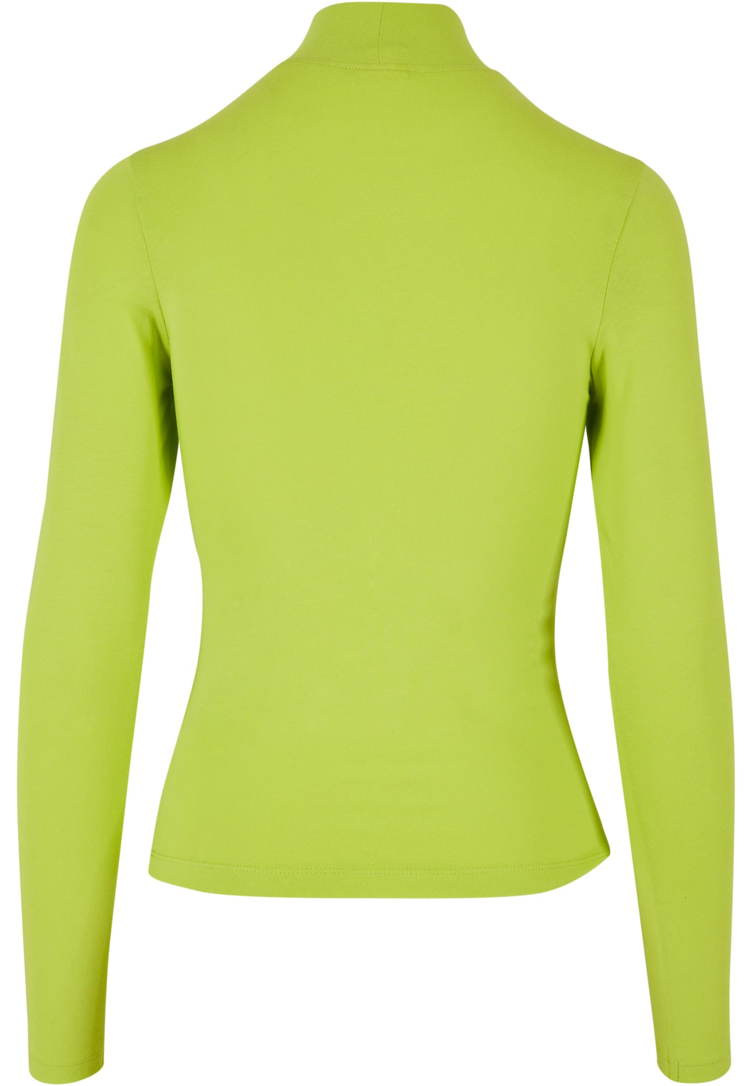 Mujeres Camiseta Cuello Alto Manga Larga frozenyellow 3XL
 - variant image 1