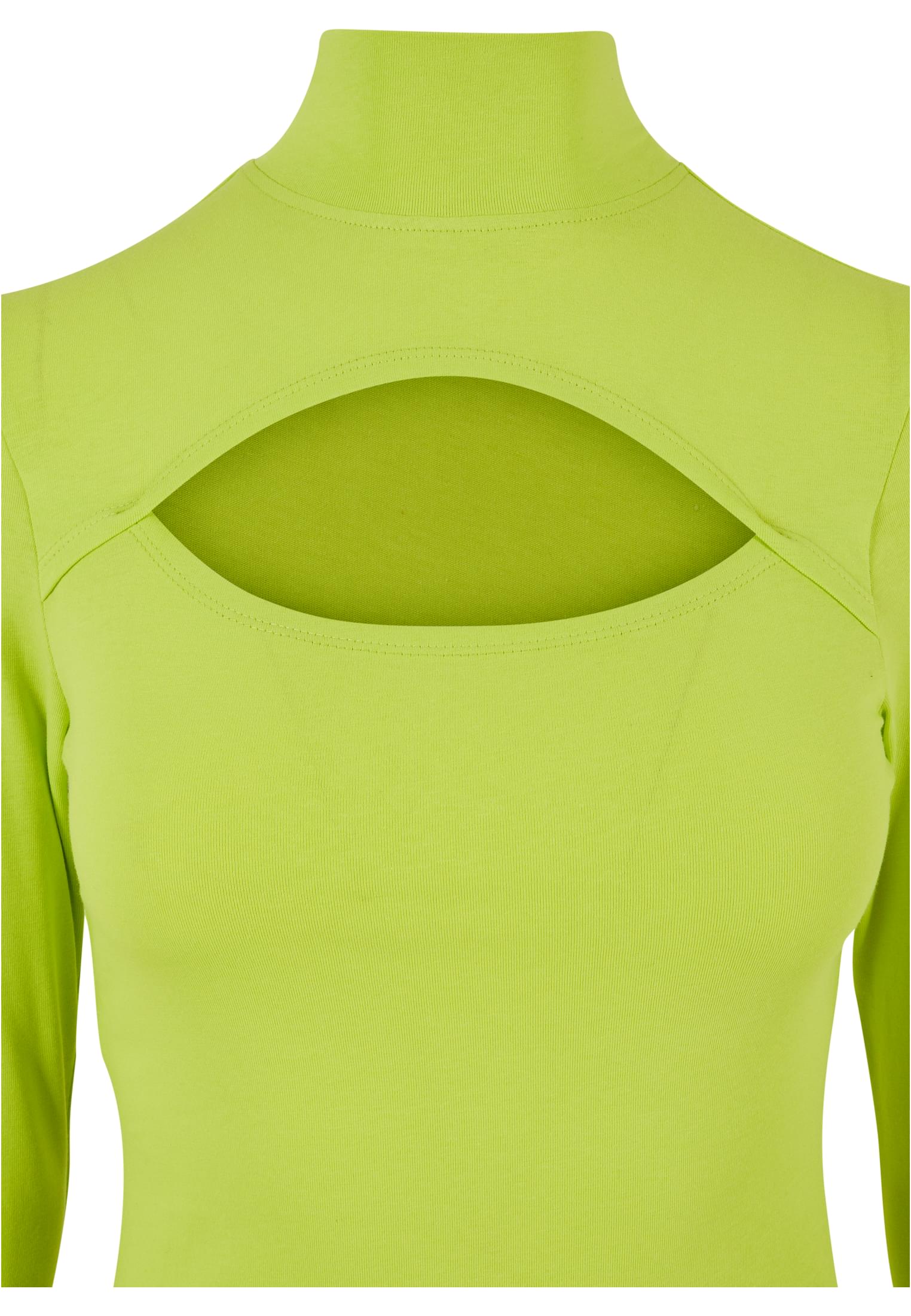 Mujeres Camiseta Cuello Alto Manga Larga frozenyellow 3XL
 - variant image 2