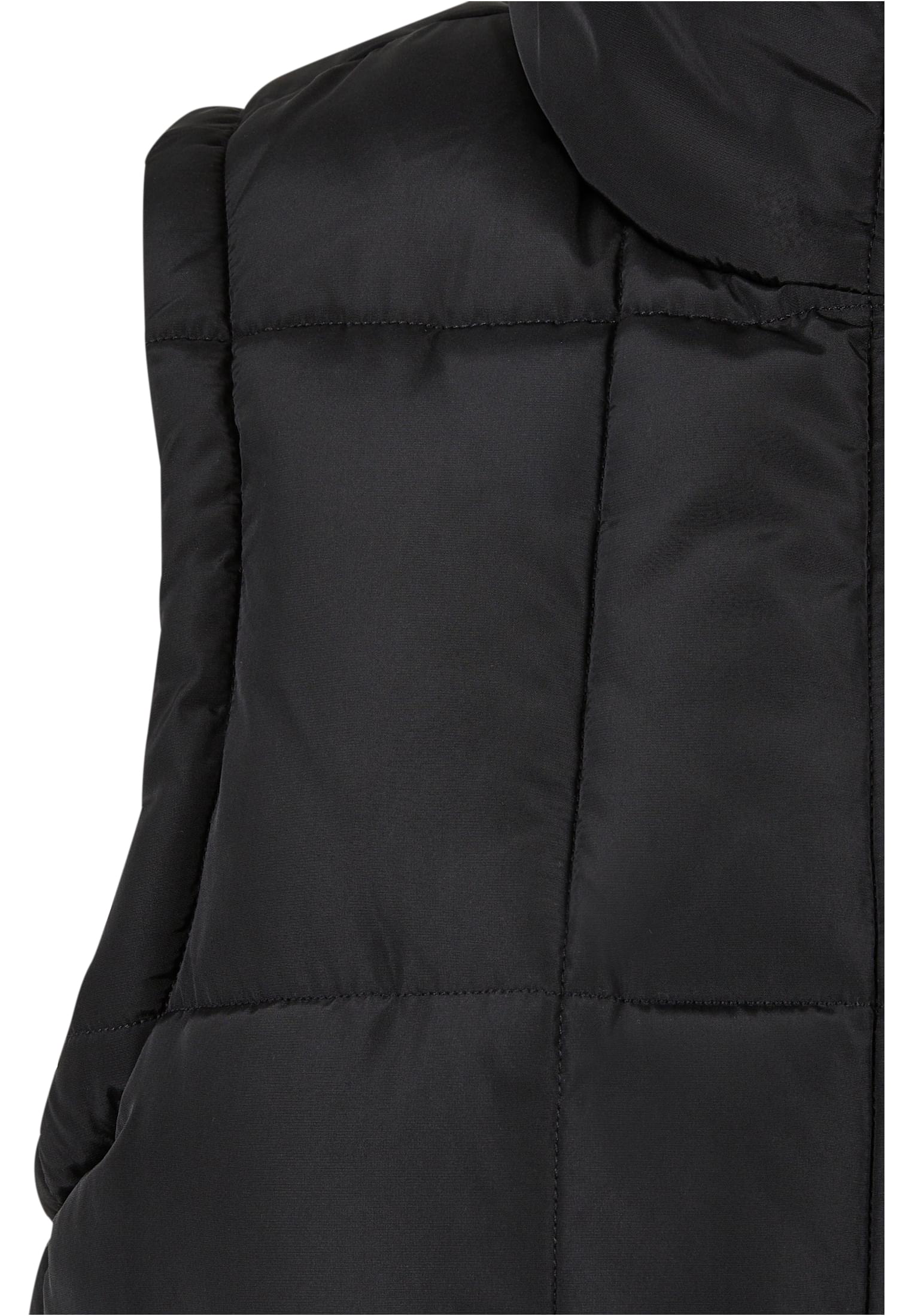 Ladies Reversible Cropped Puffer Vest black/fuchsia 3XL - variant image 9