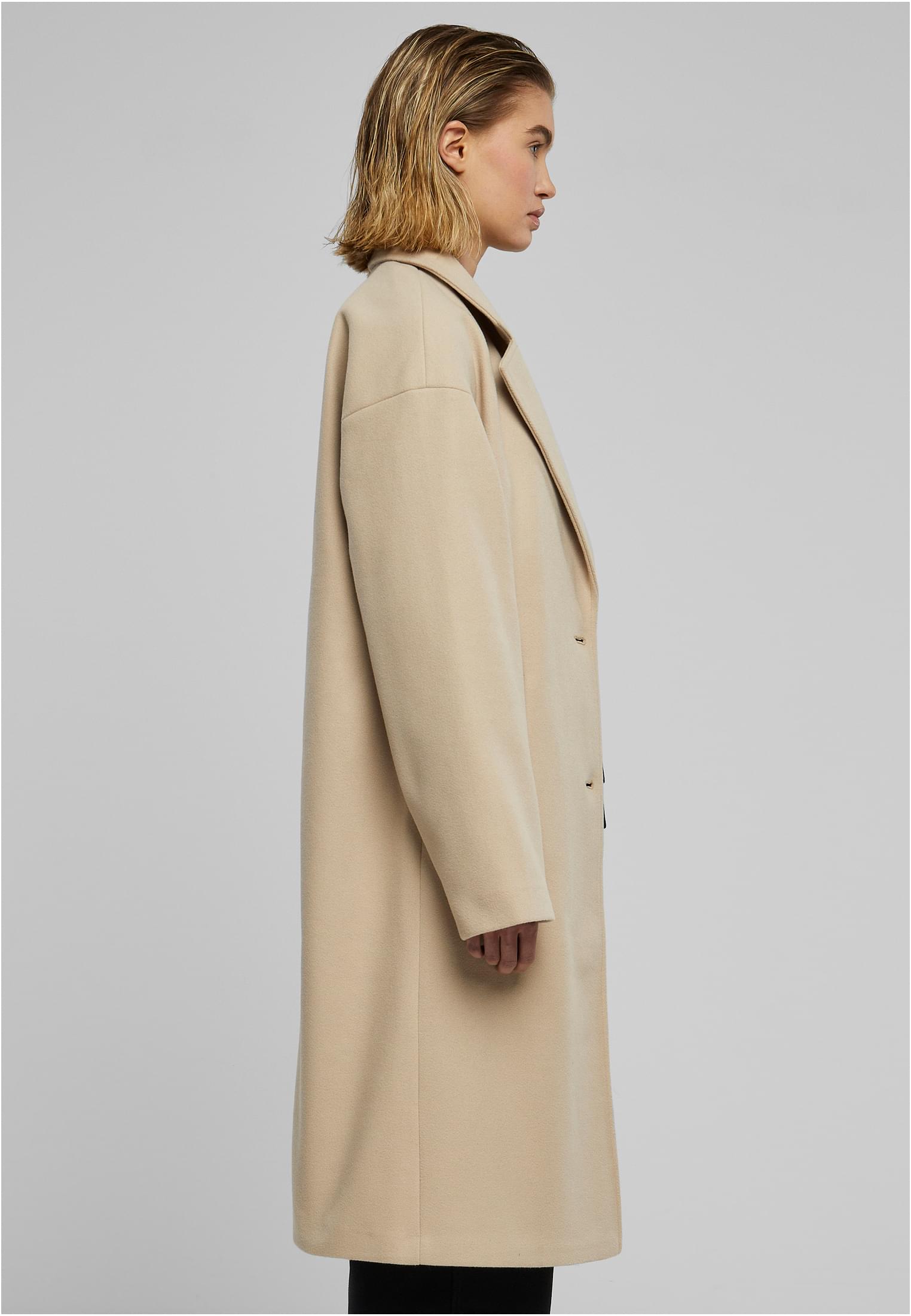 Ladies Oversized Long Coat wetsand 3XL - variant image 3