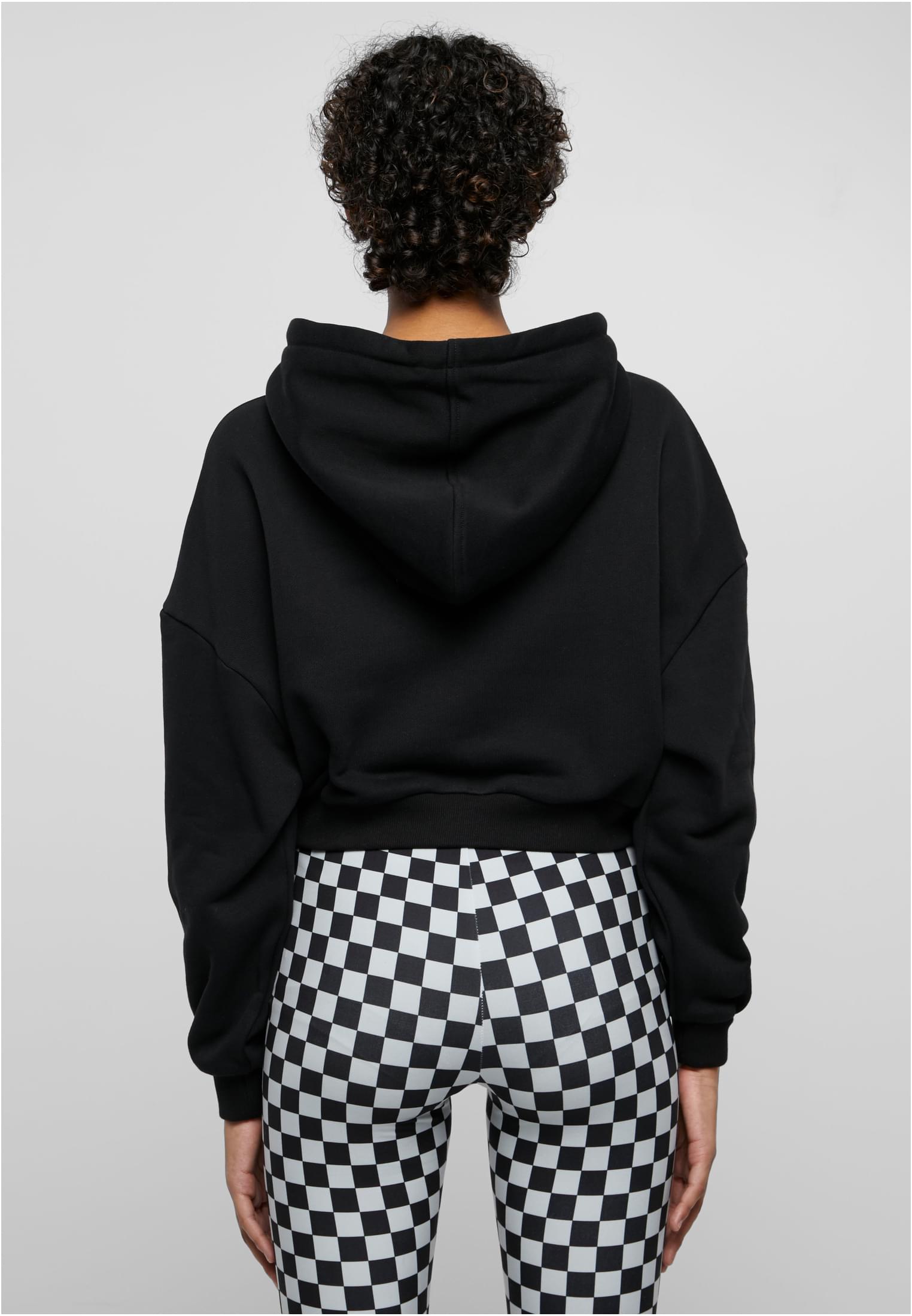 Ladies Cropped Heavy Hoody black 3XL - variant image 2