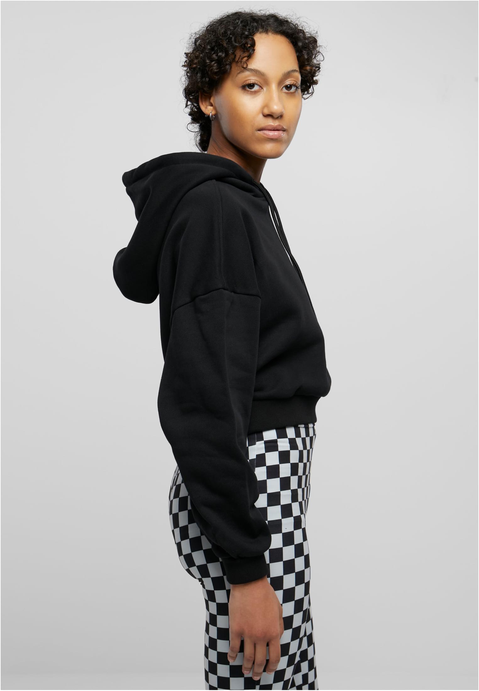 Ladies Cropped Heavy Hoody black 3XL - variant image 3