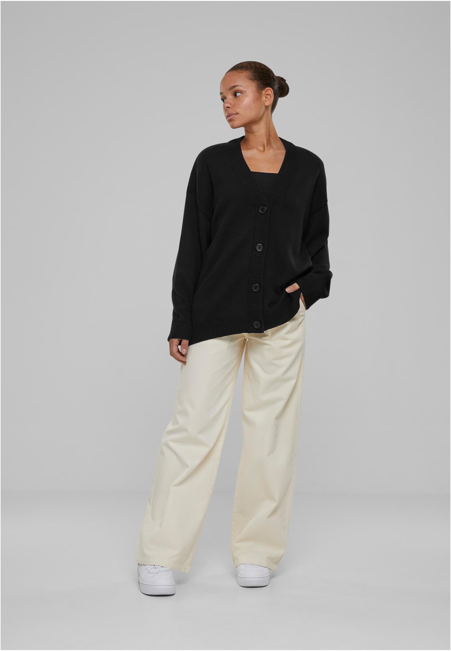 Ladies Big Oversized Cardigan black 3XL - variant image 4
