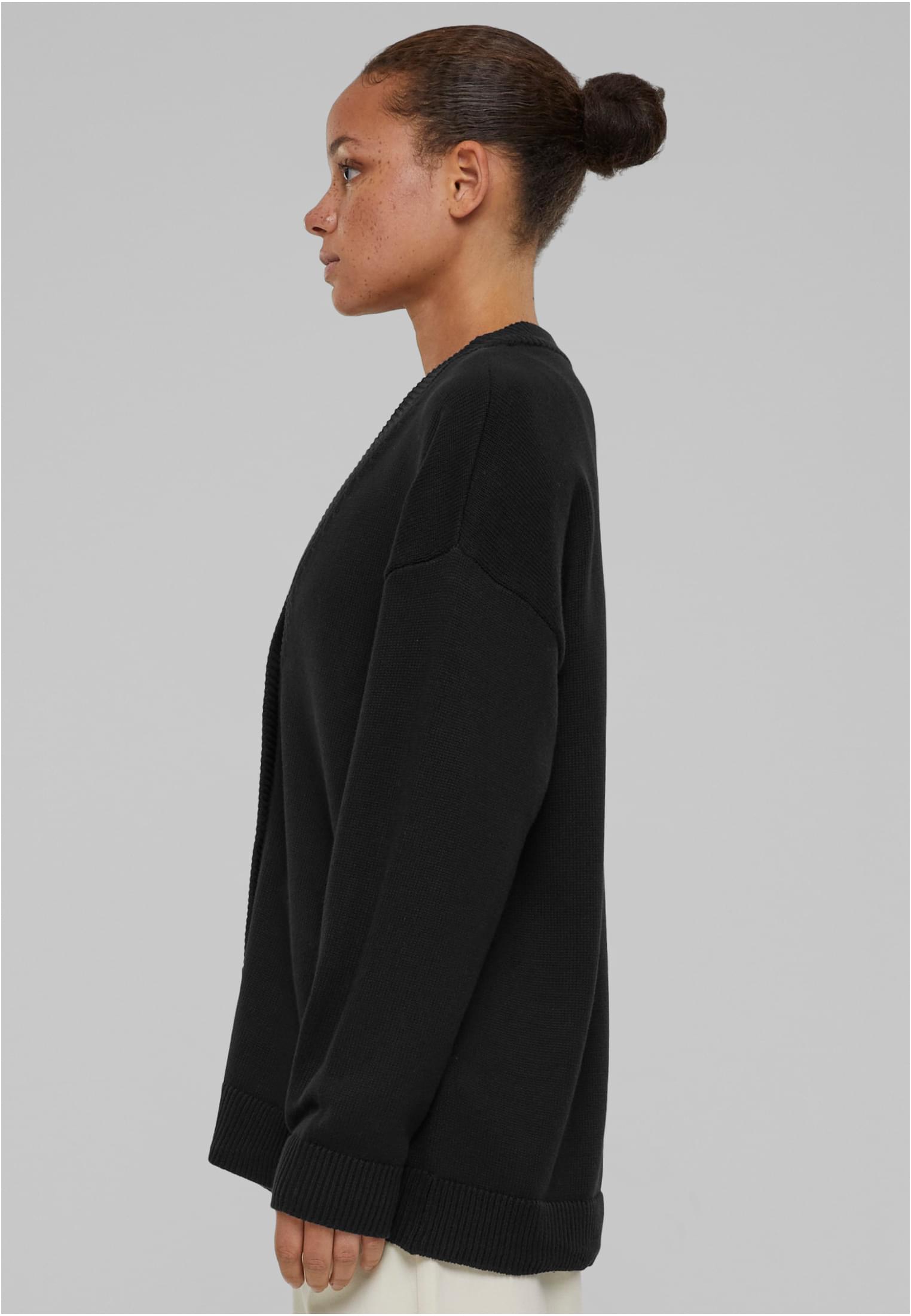 Ladies Big Oversized Cardigan black 3XL - variant image 1