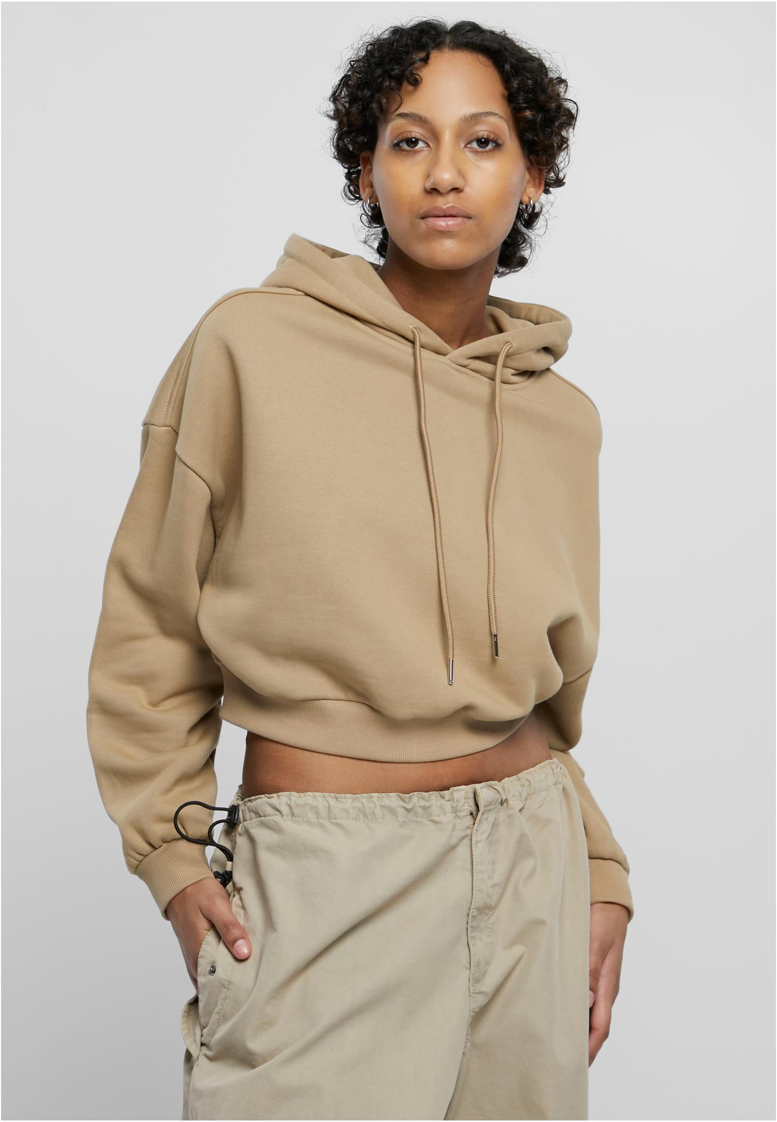 Ladies Cropped Heavy Hoody warmsand 3XL - alternate variant 3