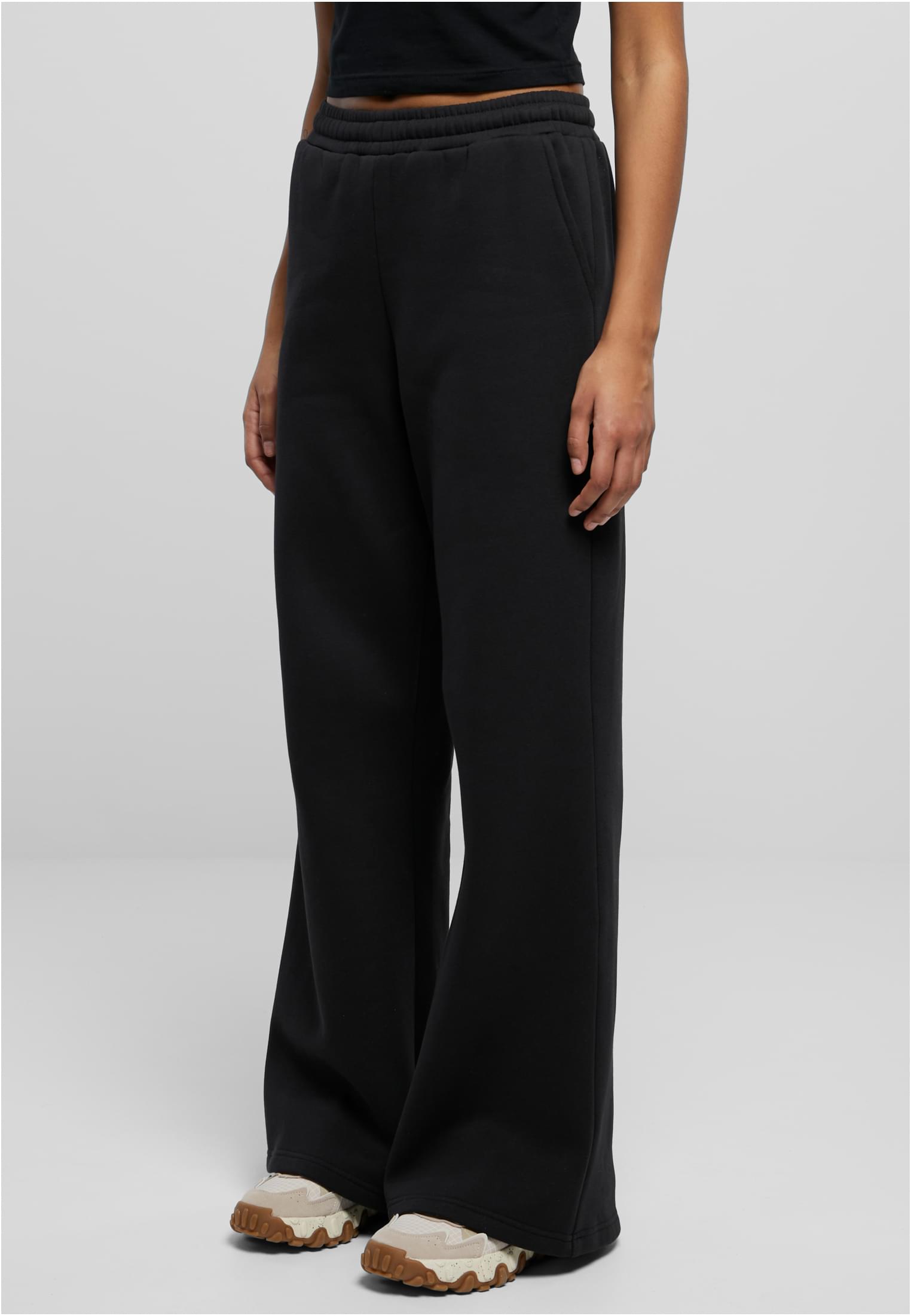 Ladies Organic Ultra Wide Sweat Pants black 3XL - alternate variant 1