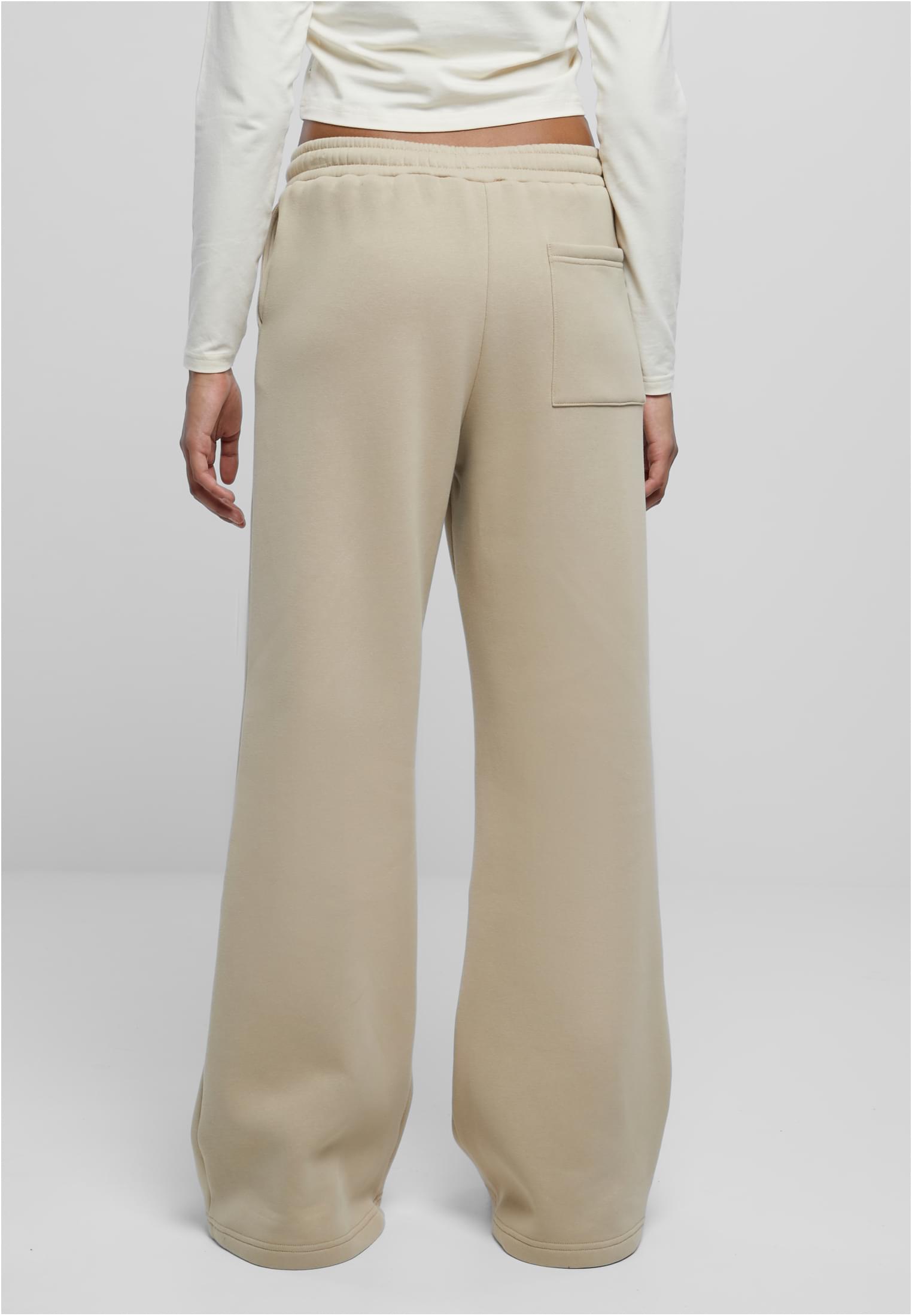 Ladies Organic Ultra Wide Sweat Pants wetsand 3XL - variant image 2