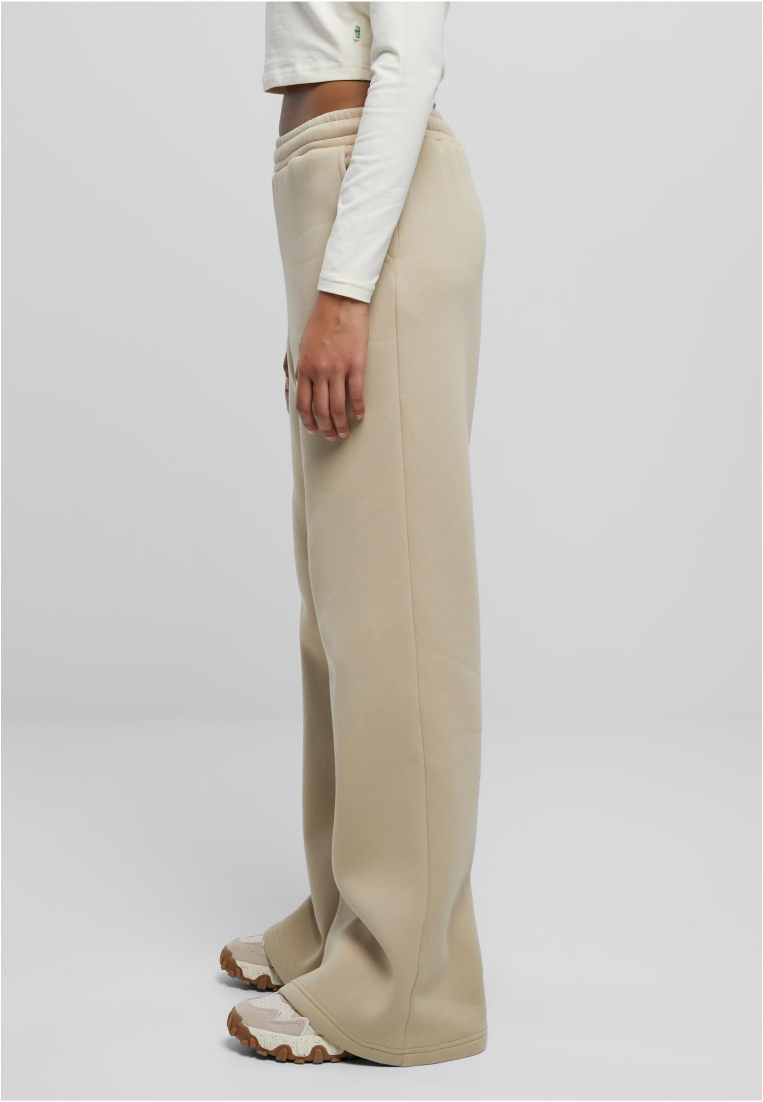 Ladies Organic Ultra Wide Sweat Pants wetsand 3XL - variant image 1